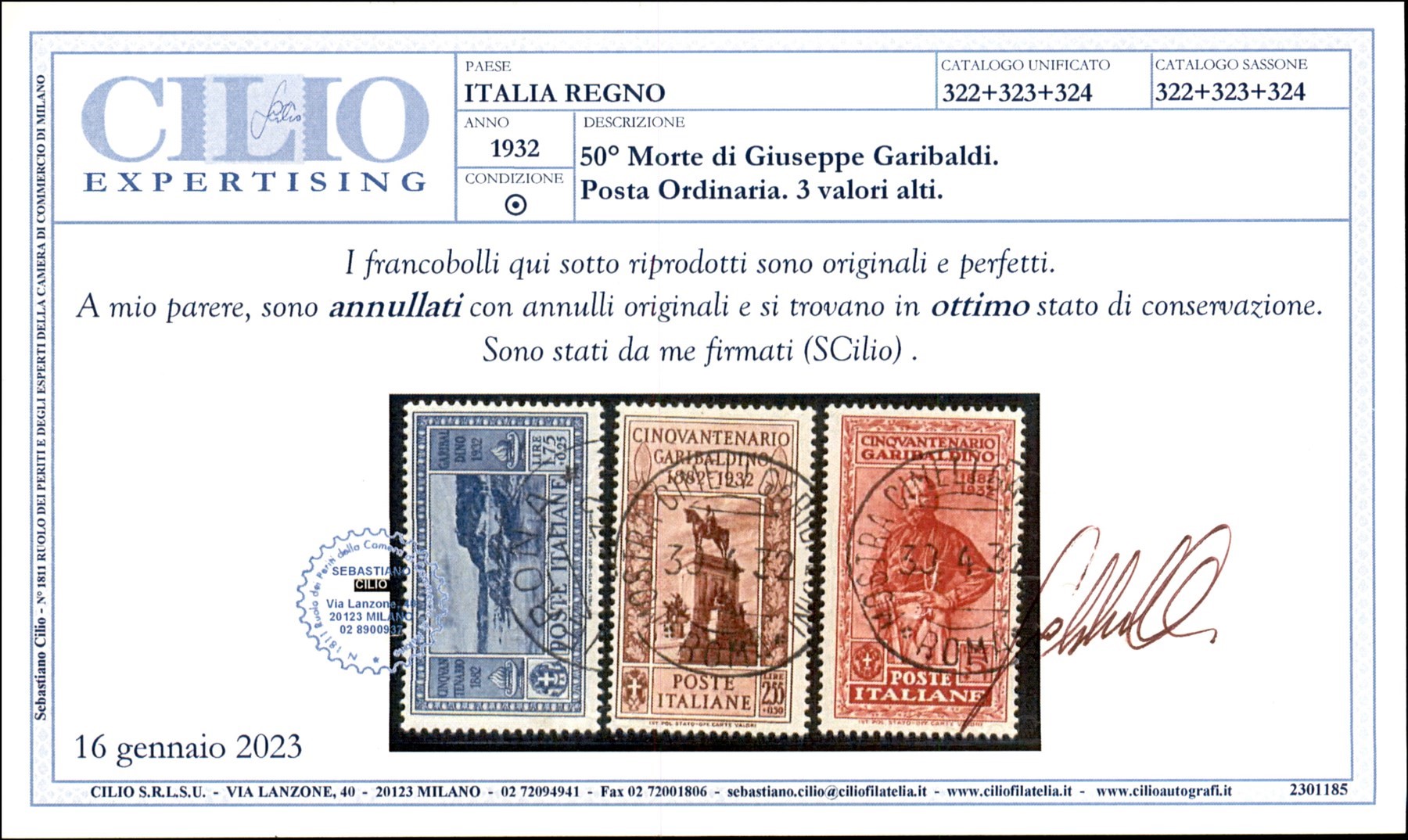 Italia / Regno / Vittorio Emanuele III / Posta Ordinaria
