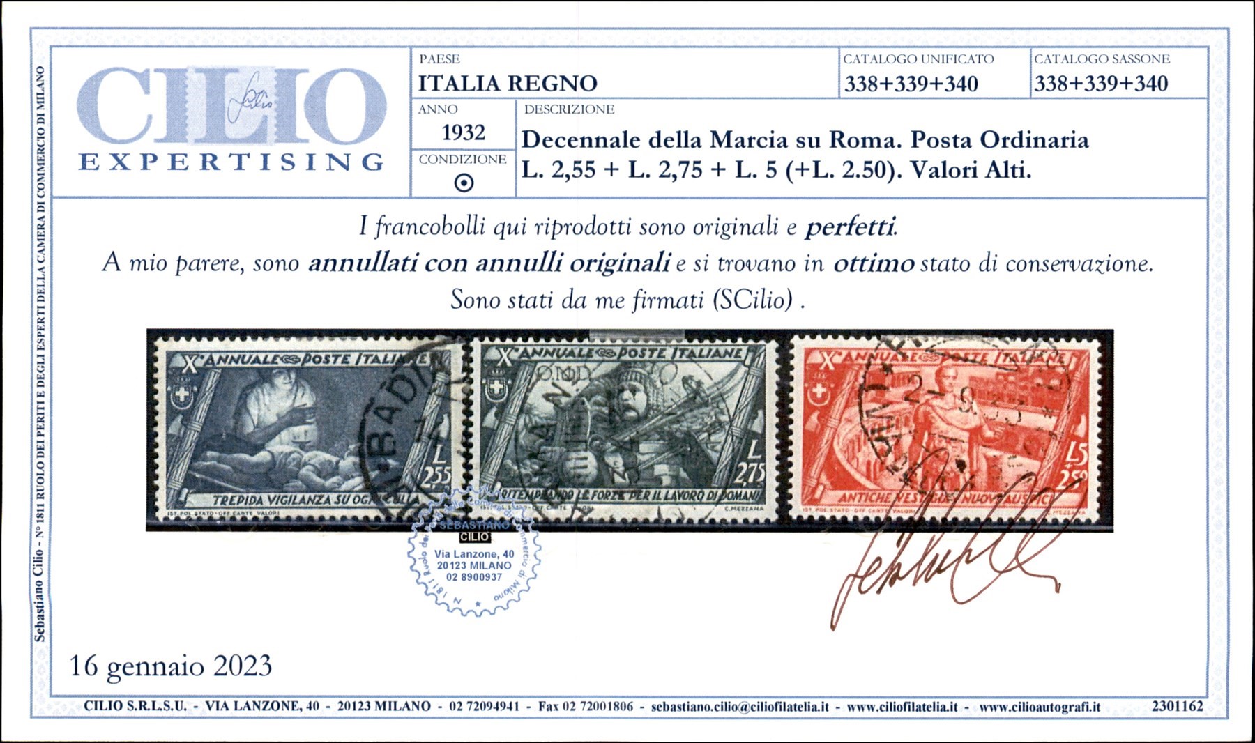 Italia / Regno / Vittorio Emanuele III / Posta Ordinaria + Aerea + Espressi