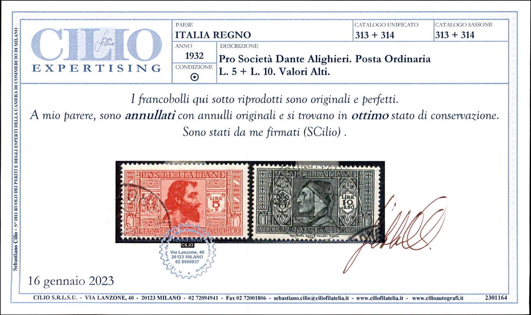 Italia / Regno / Vittorio Emanuele III / Posta Ordinaria