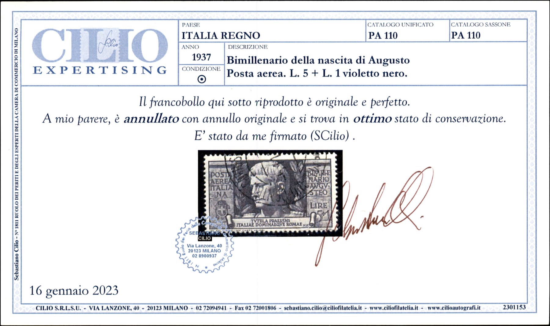 Italia / Regno / Vittorio Emanuele III / Posta Aerea