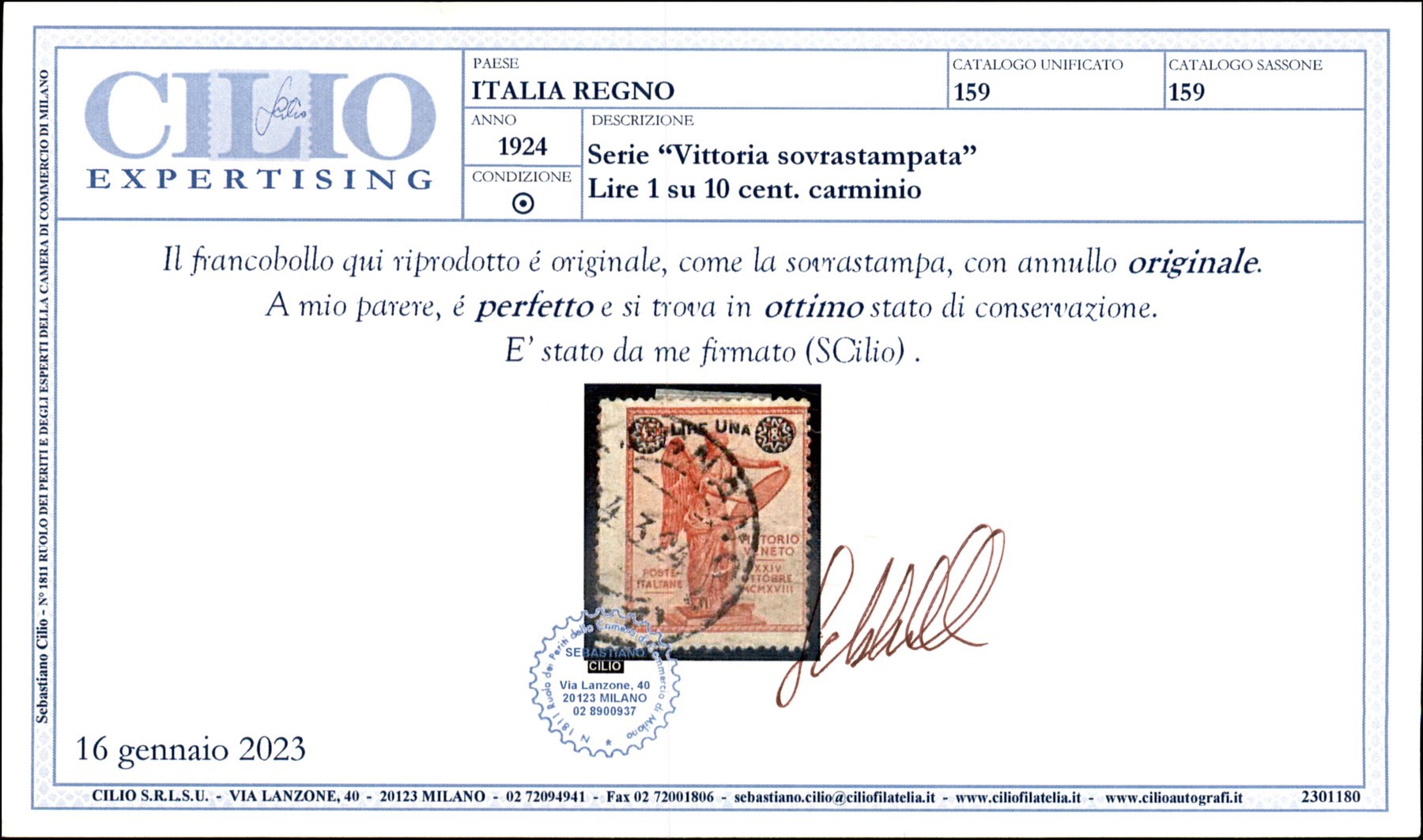 Italia / Regno / Vittorio Emanuele III / Posta Ordinaria