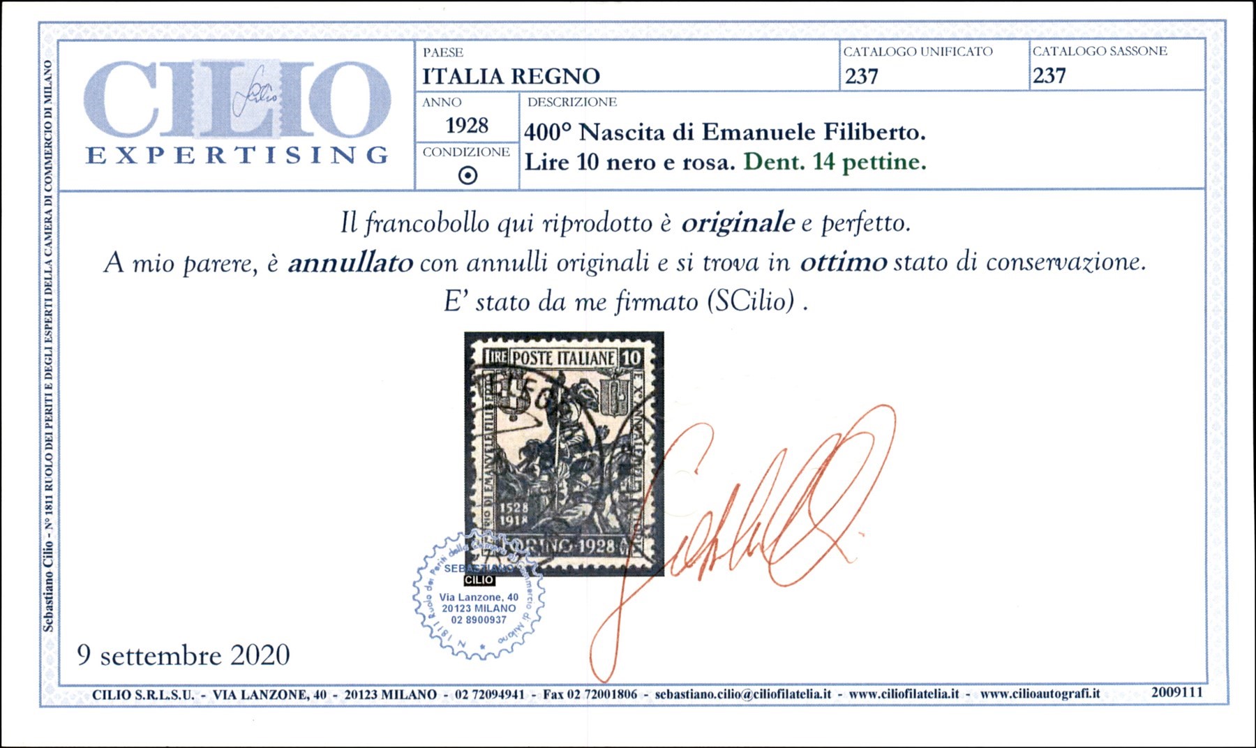 Italia / Regno / Vittorio Emanuele III / Posta Ordinaria