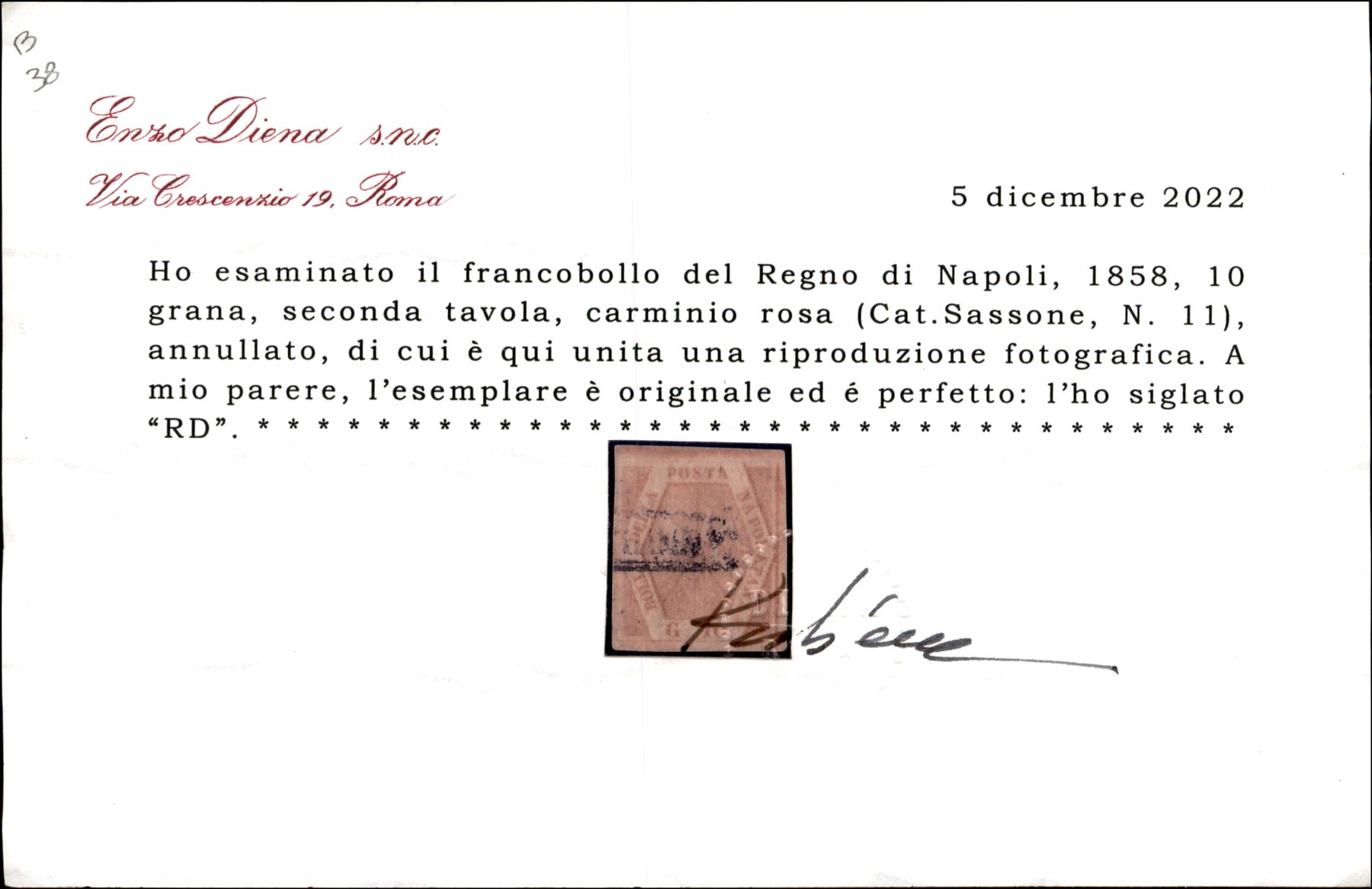 Italia / Antichi Stati Italiani / Napoli / Posta Ordinaria