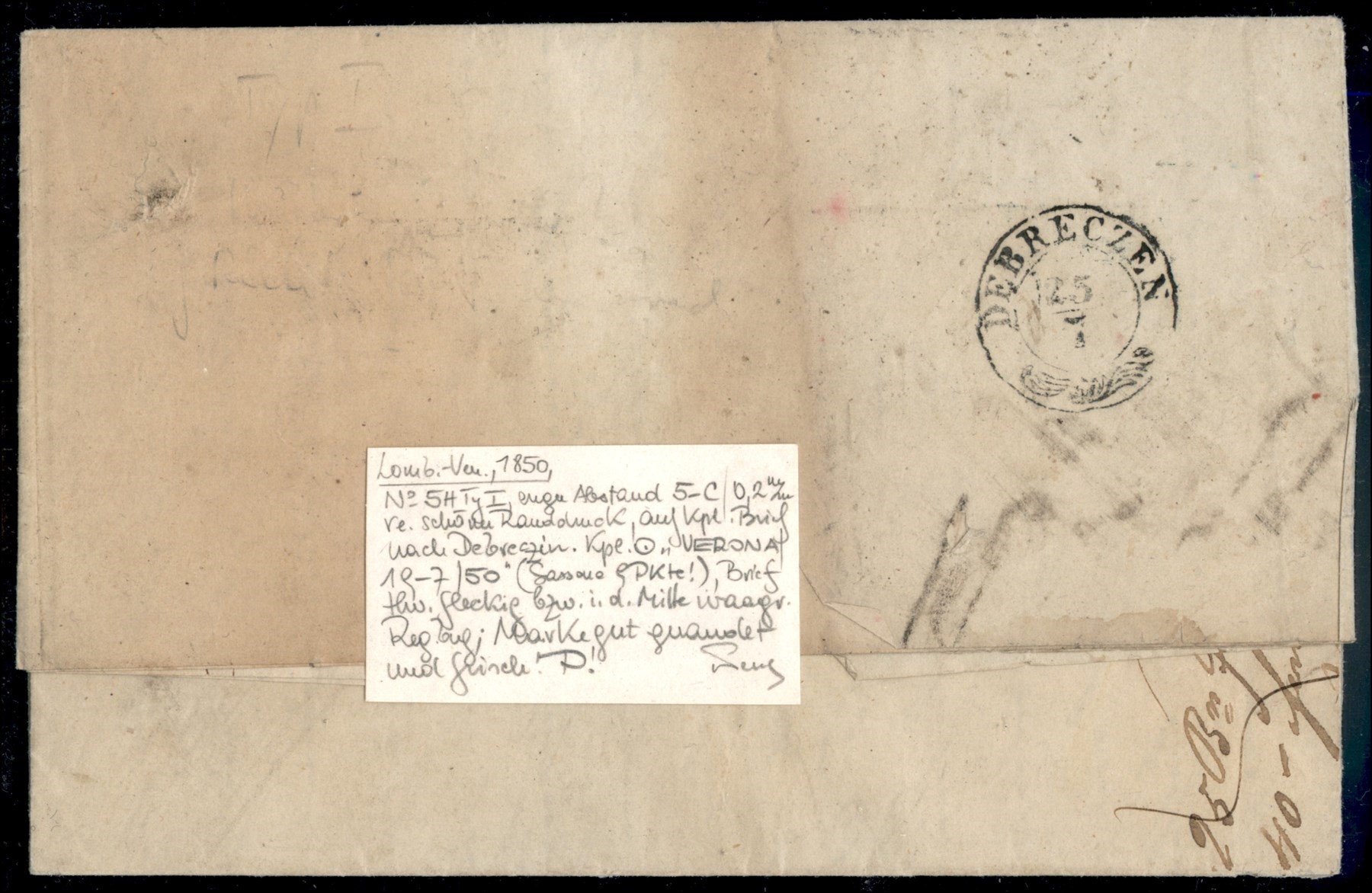 ITALIA / Antichi Stati Italiani / Lombardo Veneto / Posta ordinaria