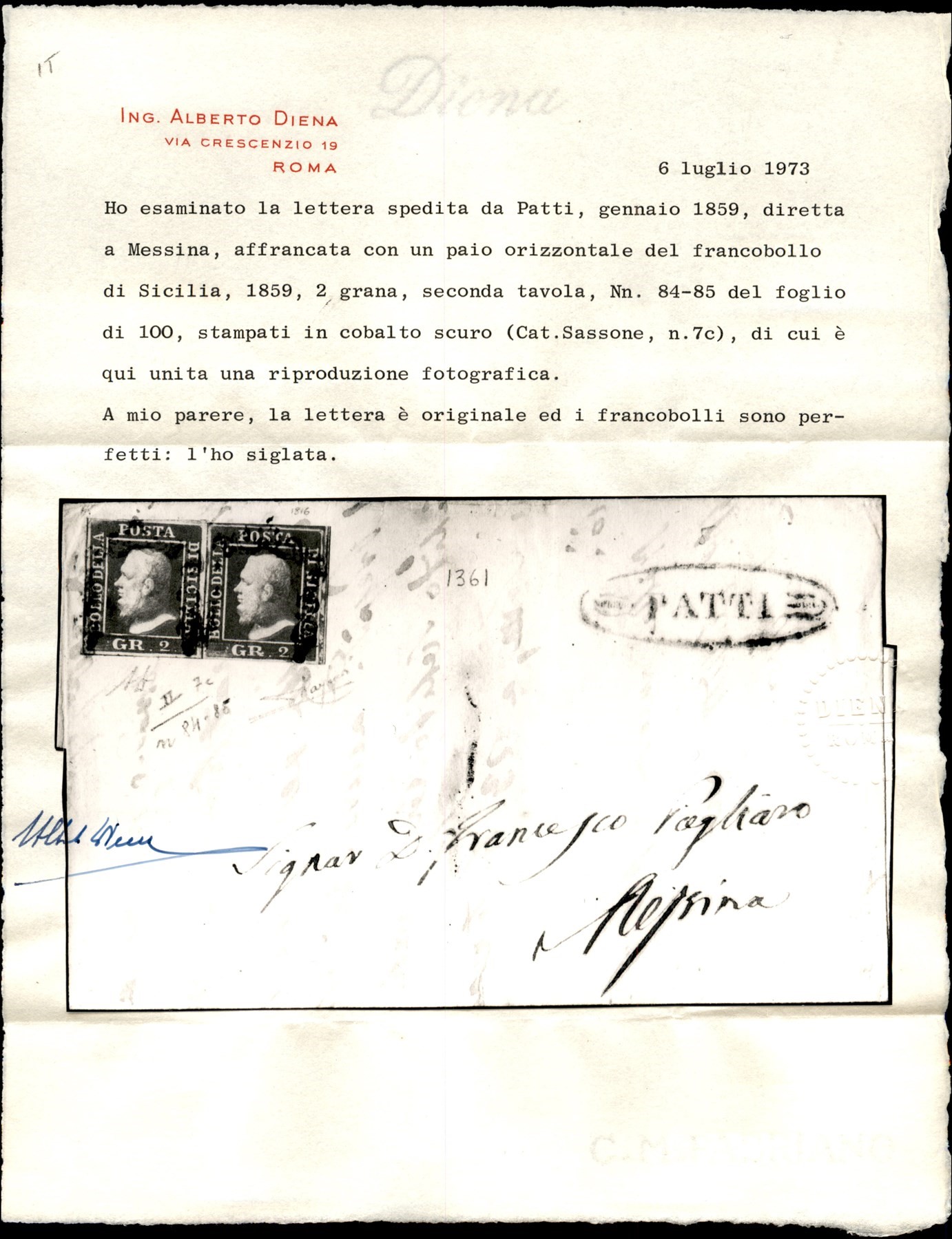 Italia / Antichi Stati Italiani / Sicilia / Posta Ordinaria