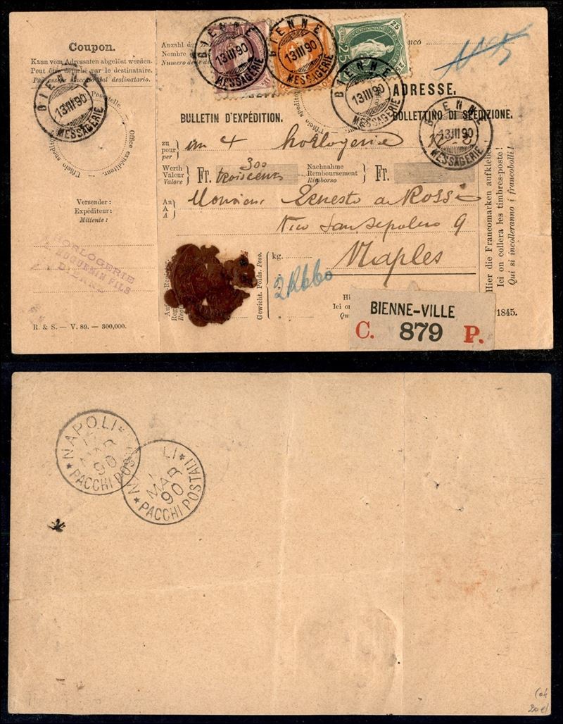 Svizzera / Bollettino Pacchi