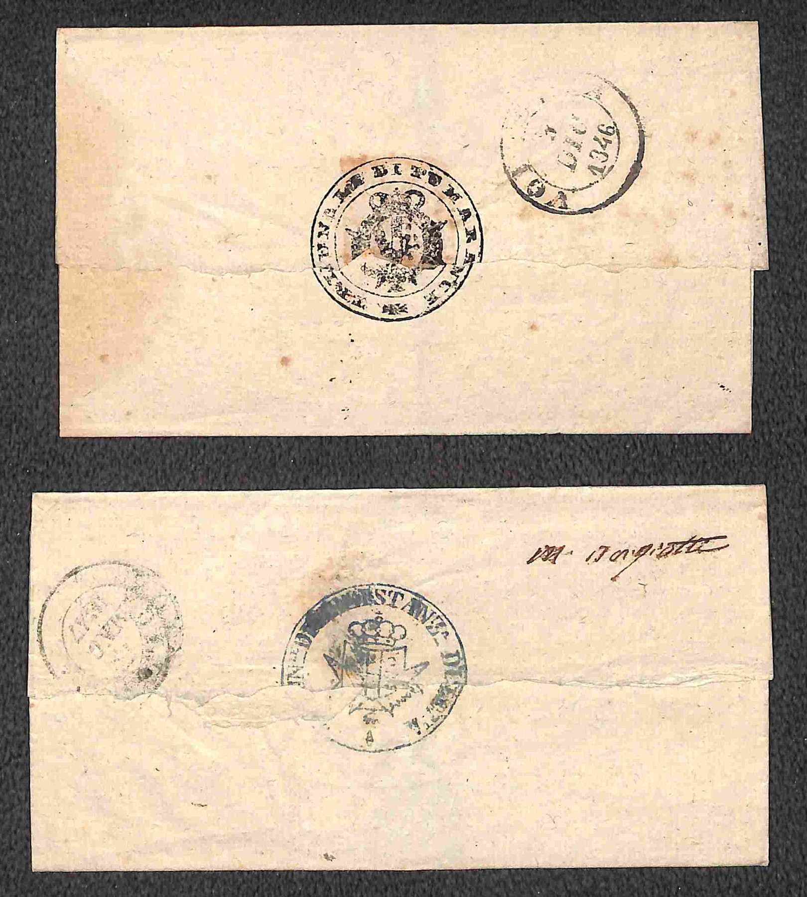 Italia / Prefilateliche / Toscana / Posta Ordinaria