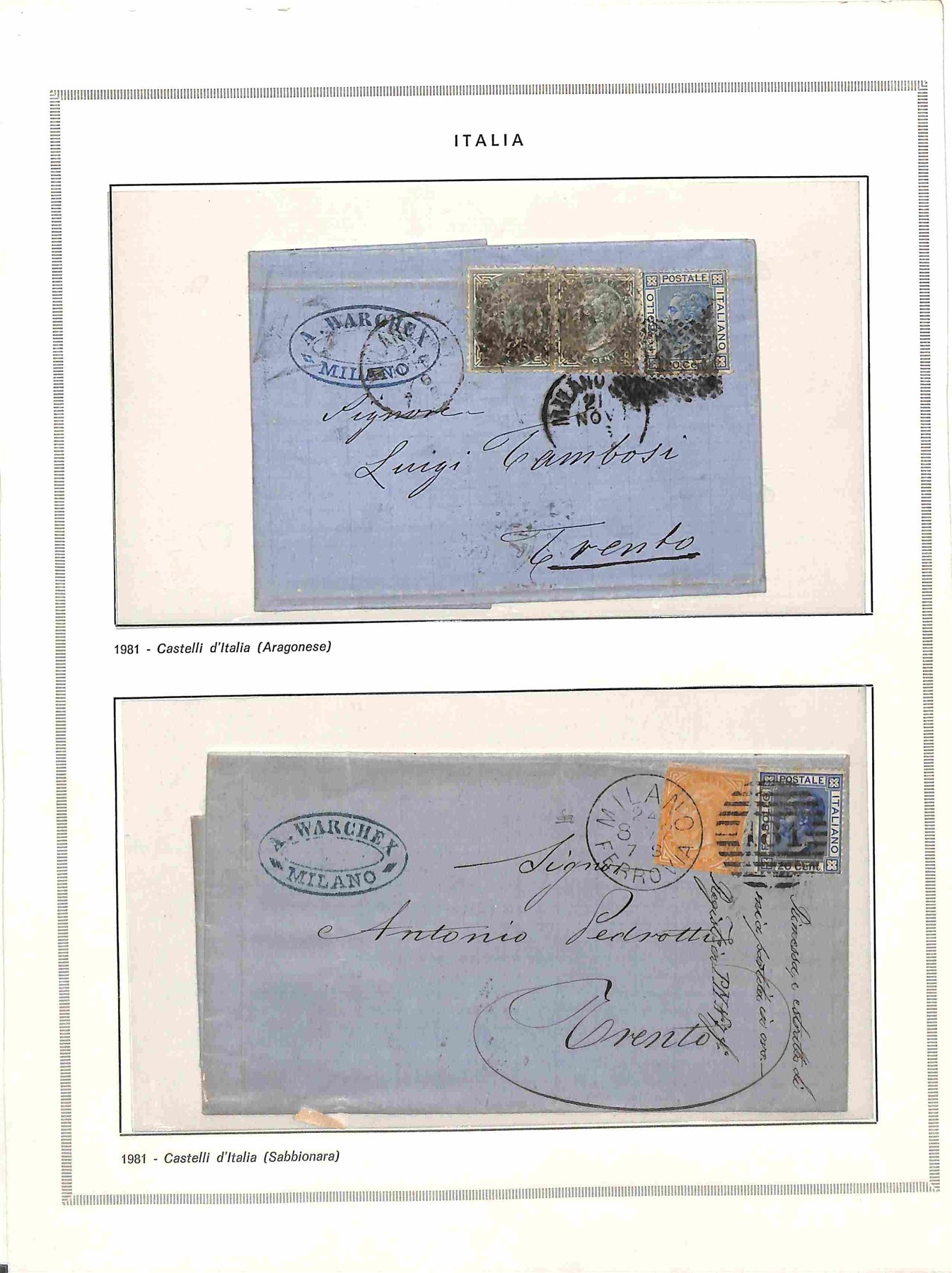 Italia / Regno / Posta Ordinaria