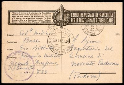 Italia / Rsi / Posta Militare