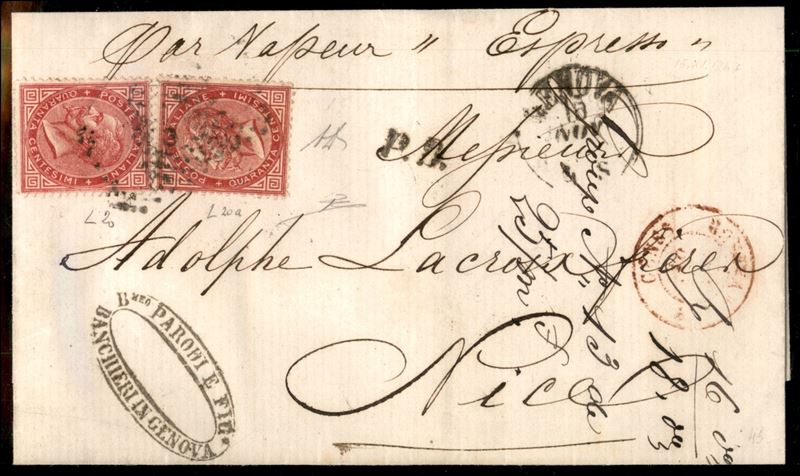 Italia / Regno / Vittorio Emanuele II / Posta Ordinaria