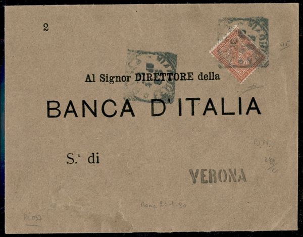 ITALIA / Regno / Vittorio Emanuele II / Perfin