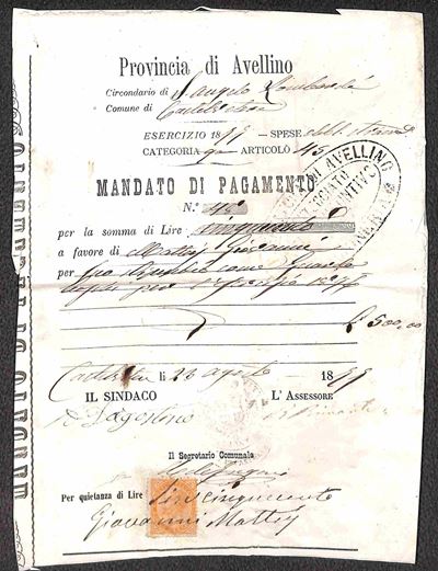 Italia / Regno / Vittorio Emanuele II / Posta Ordinaria