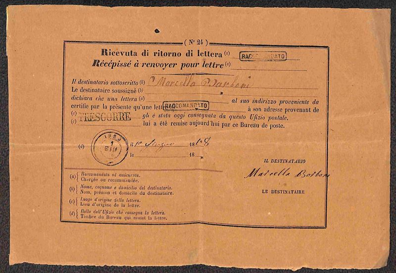 Italia / Regno / Vittorio Emanuele II / Posta Ordinaria