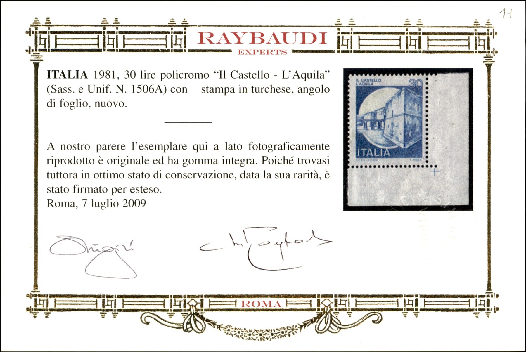 Italia / Repubblica / Posta Ordinaria