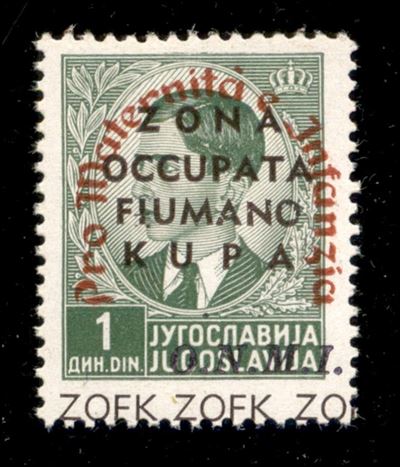 Italia / Occupazioni II Guerra Mondiale / Zona Fiumano Kupa / Posta Ordinaria