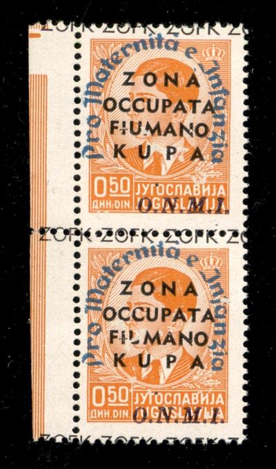 Italia / Occupazioni II Guerra Mondiale / Zona Fiumano Kupa / Posta Ordinaria