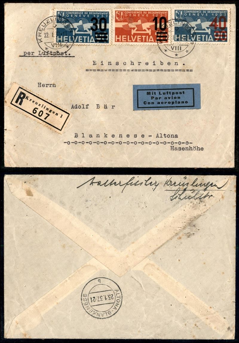 Svizzera / Aerogrammi