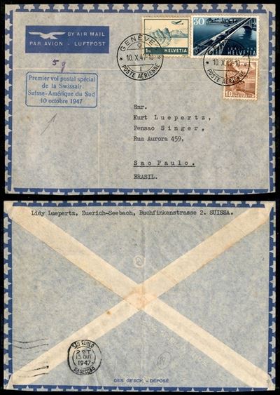 Svizzera / Aerogrammi