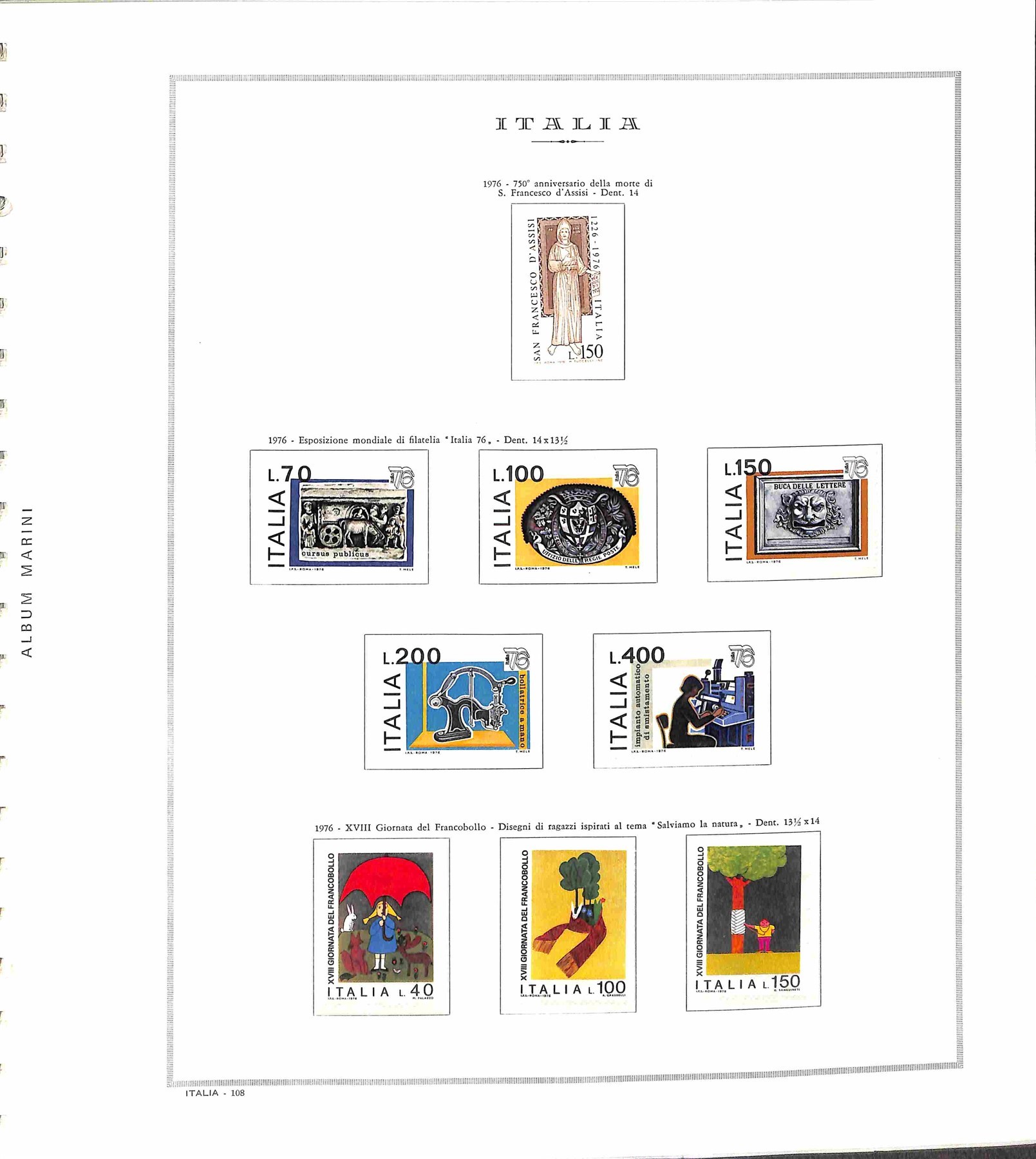 Italia / Repubblica / Posta Ordinaria