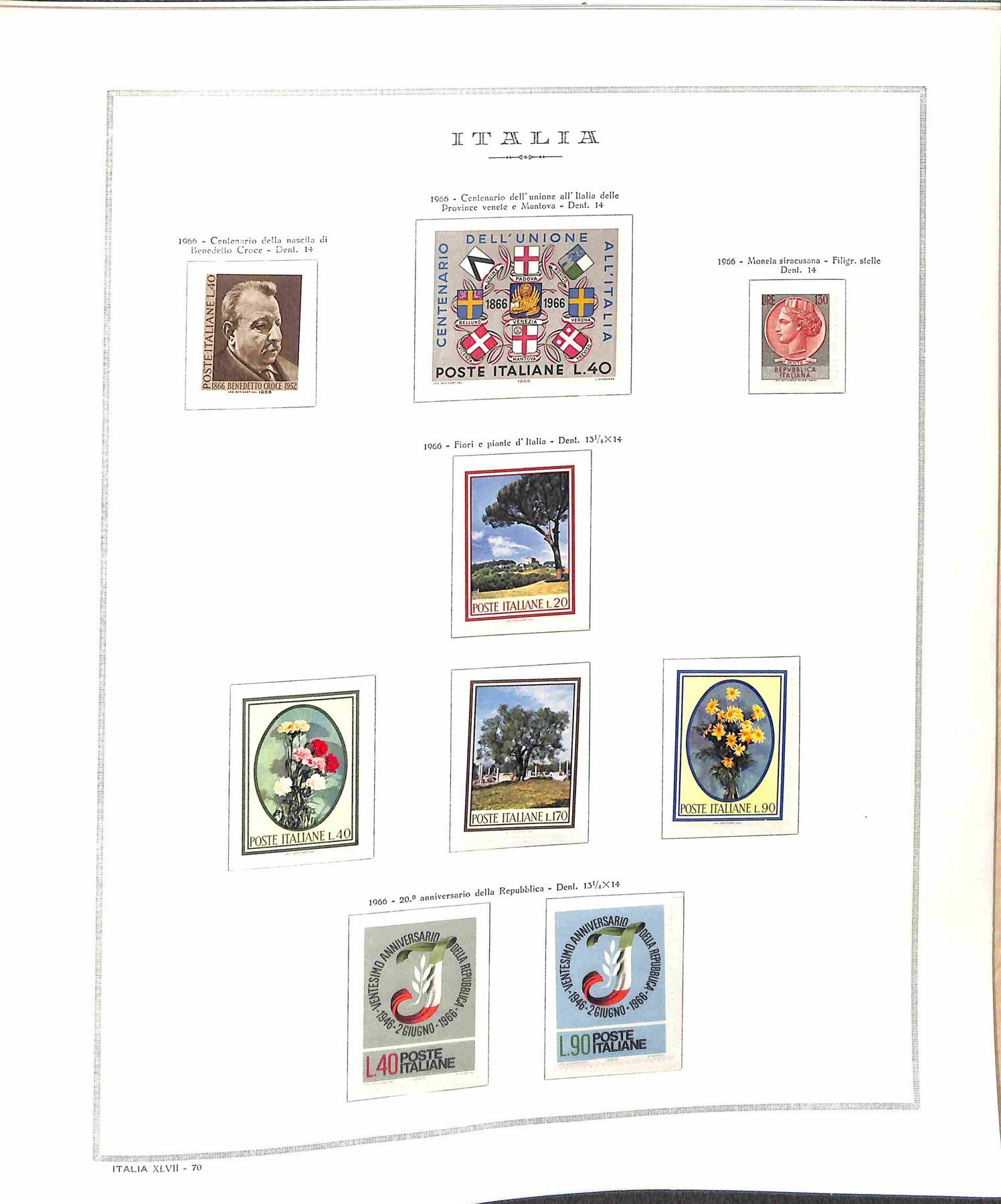 Italia / Repubblica / Posta Ordinaria