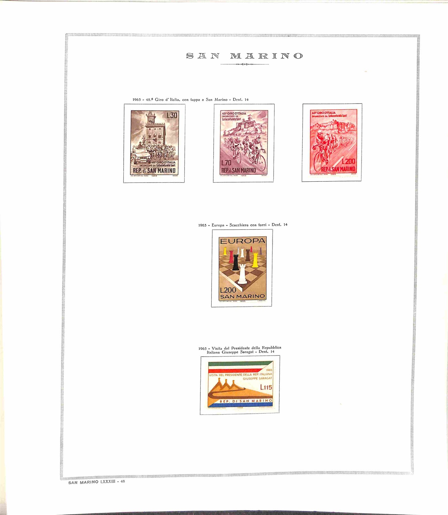 San Marino / Posta Ordinaria