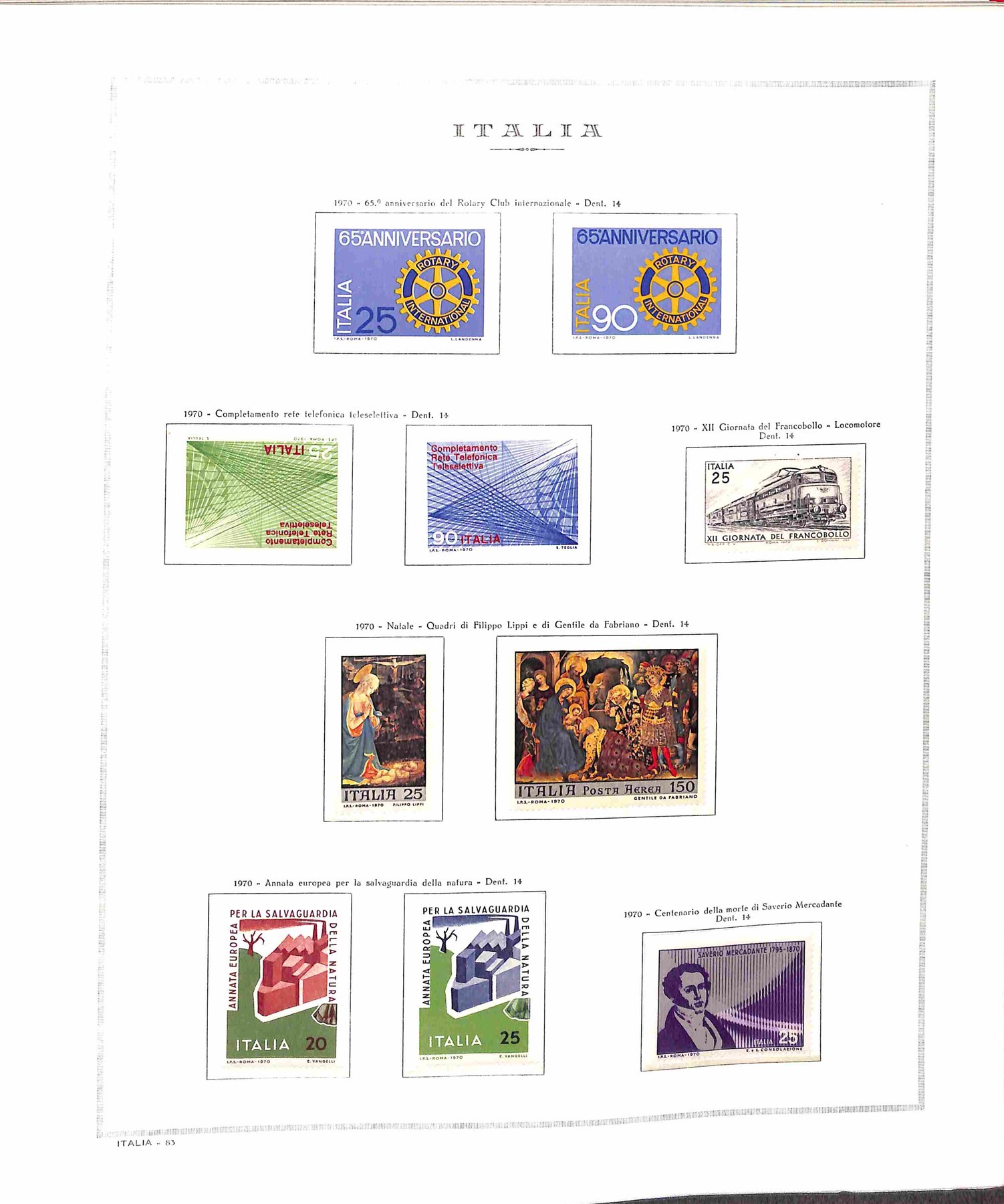 Italia / Repubblica / Posta Ordinaria