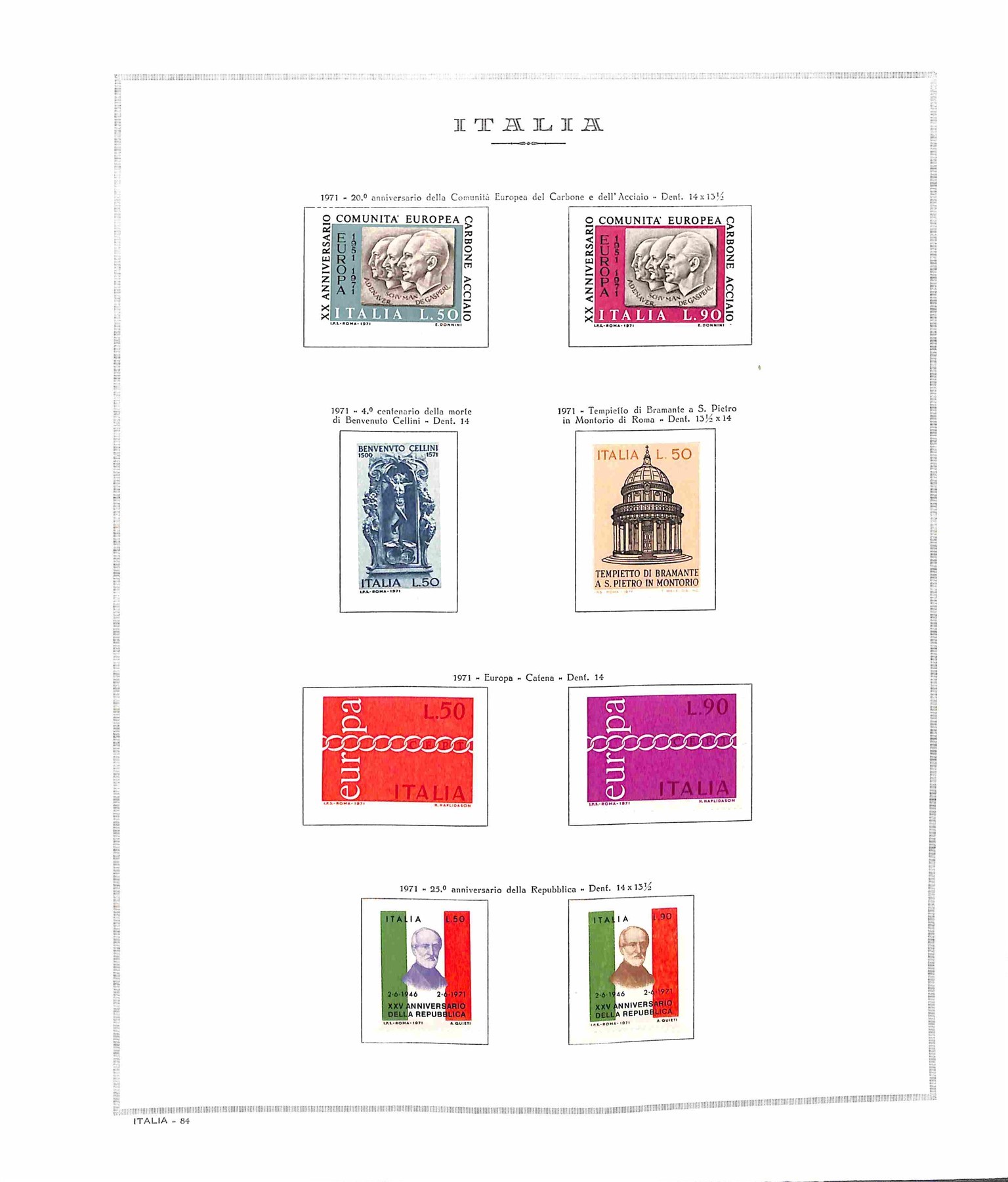 Italia / Repubblica / Posta Ordinaria