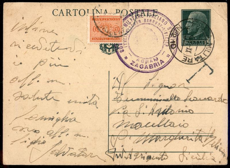 Italia / Regno / Vittorio Emanuele II / Posta Militare