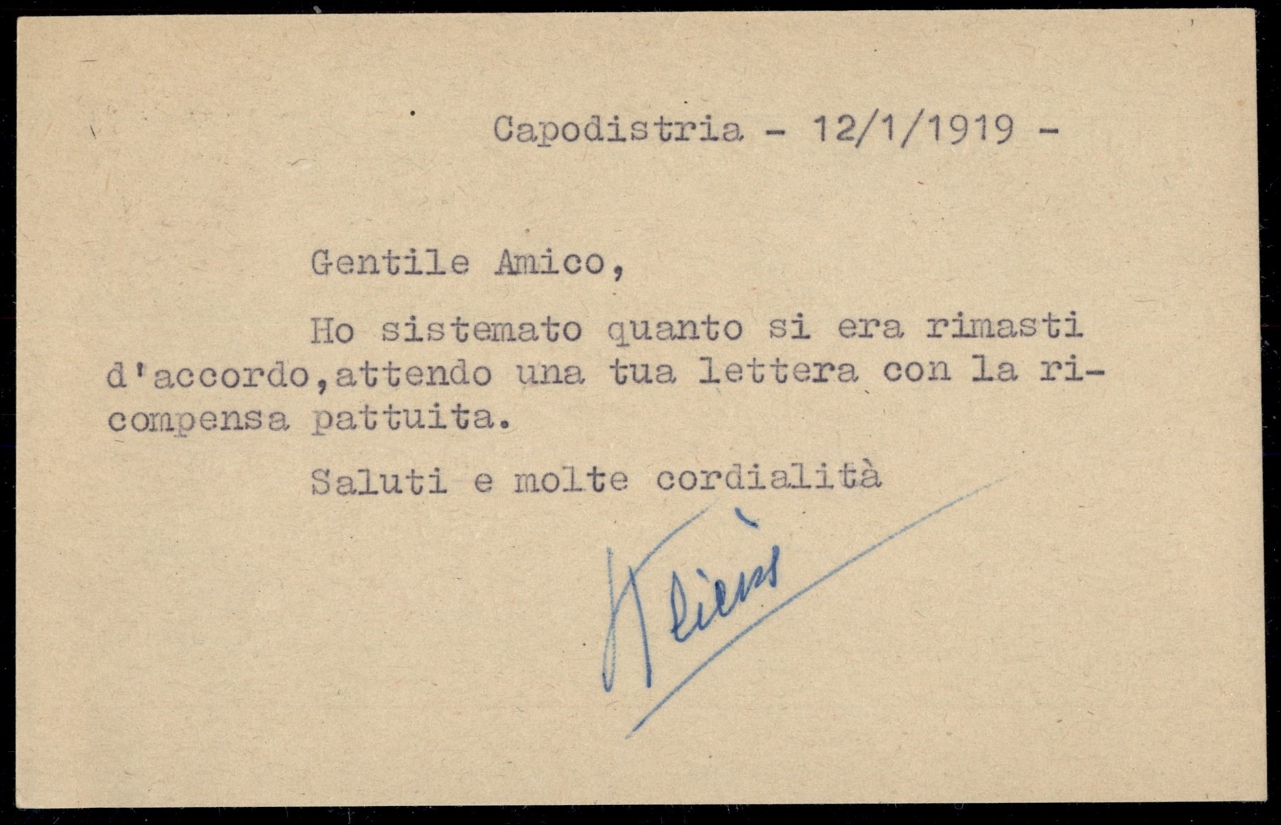 Italia / Occupazioni i Guerra Mondiale / Venezia Giulia / Posta Ordinaria