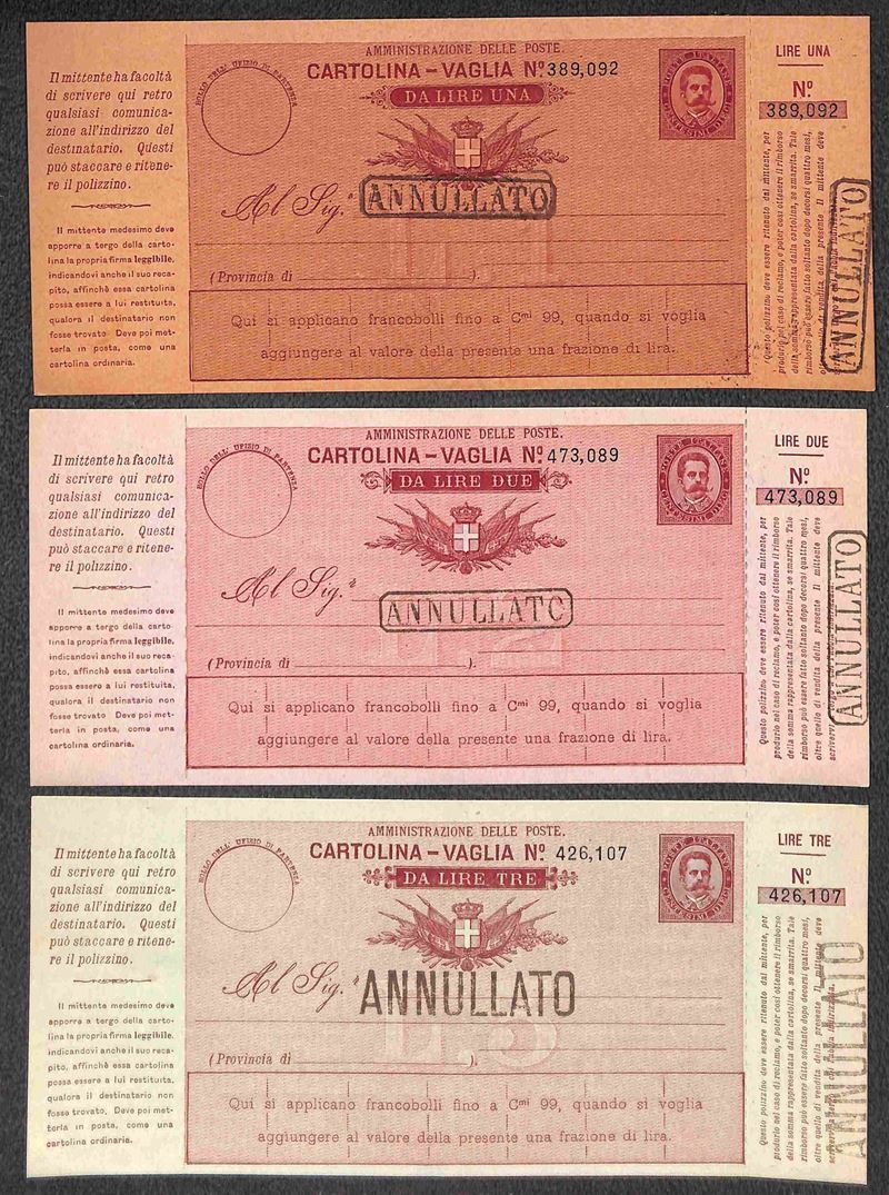 Italia / Regno / Umberto i