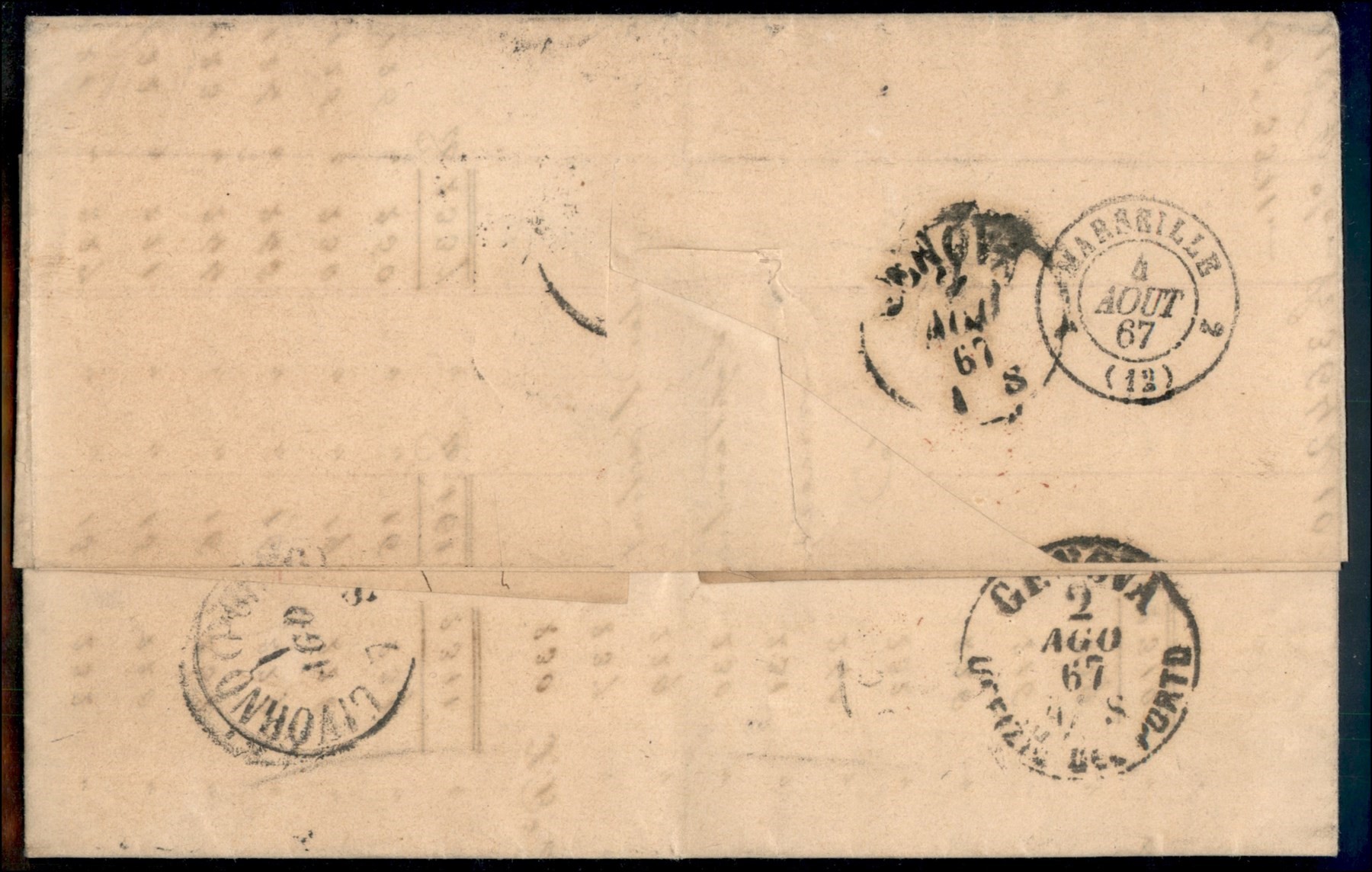 ITALIA / Regno / Vittorio Emanuele II / Posta ordinaria