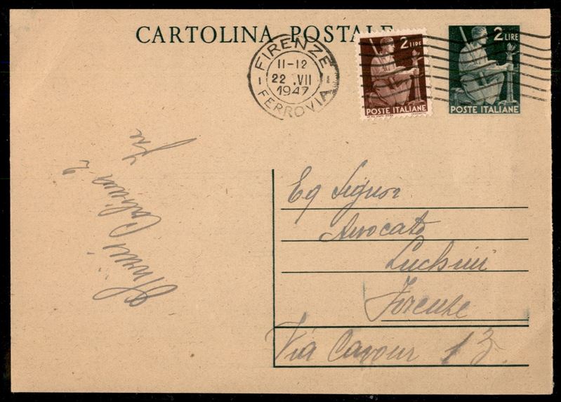 ITALIA / Repubblica / Posta ordinaria