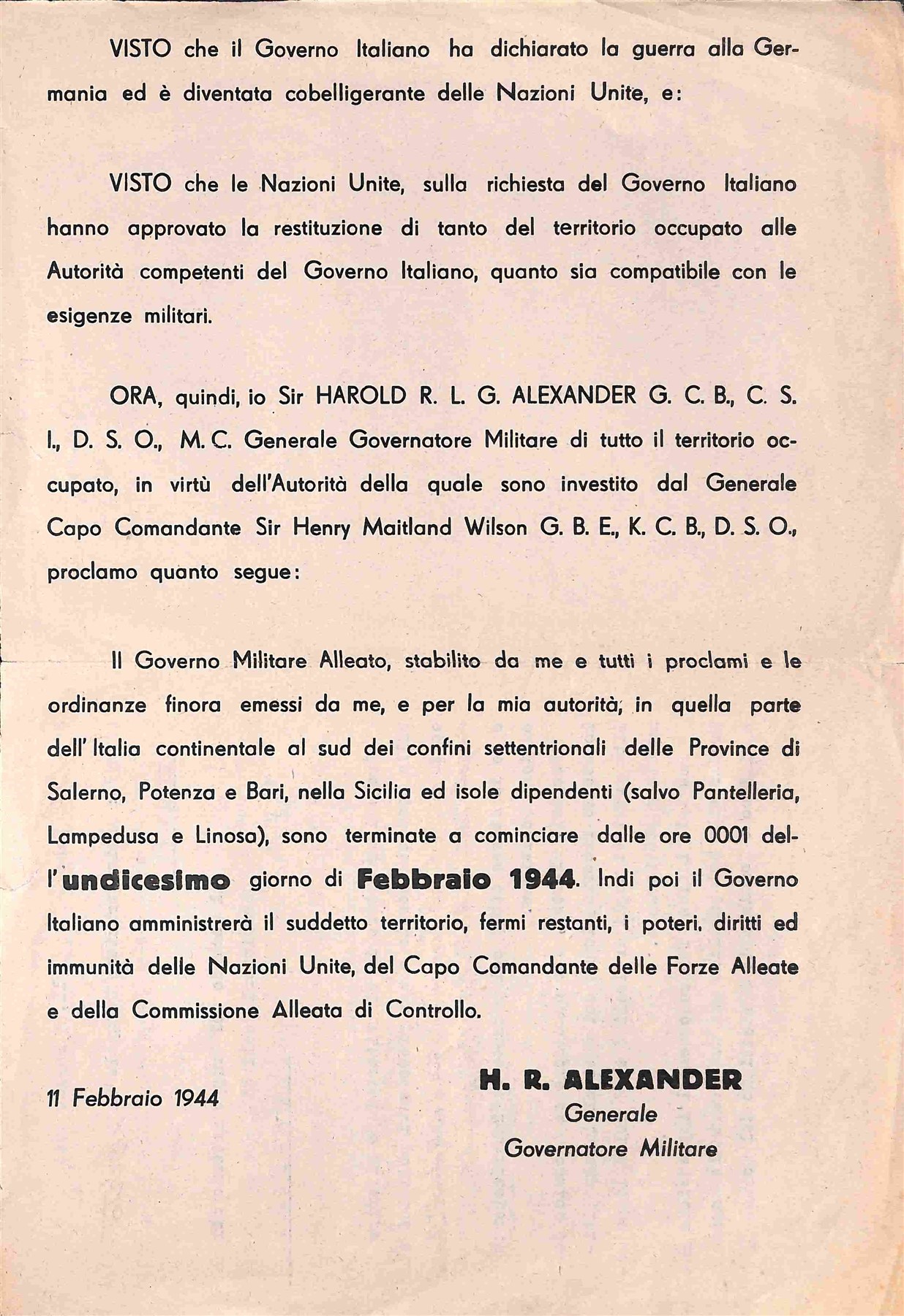 ITALIA / Regno / Vittorio Emanuele III