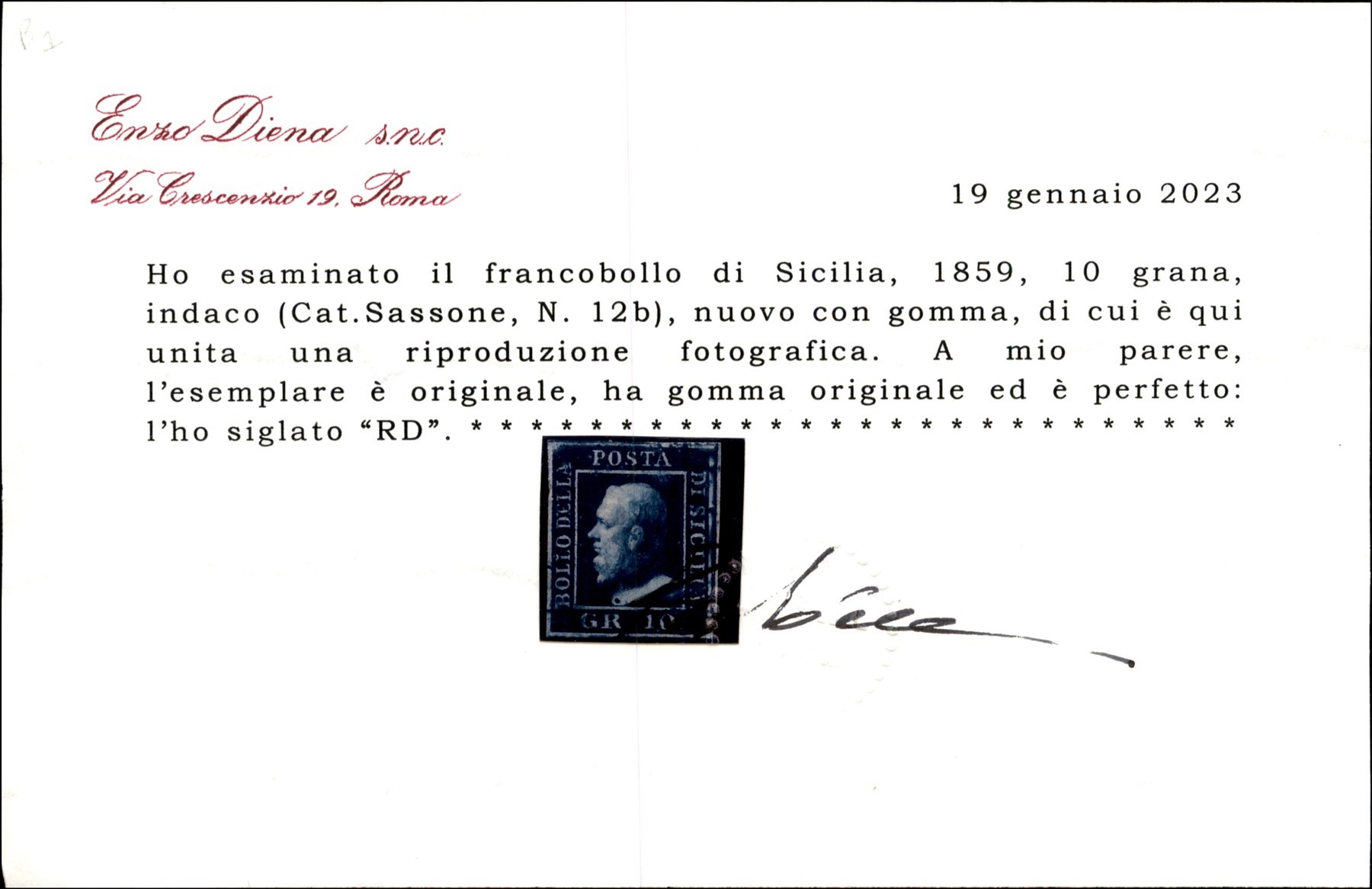 Italia / Antichi Stati Italiani / Sicilia / Posta Ordinaria