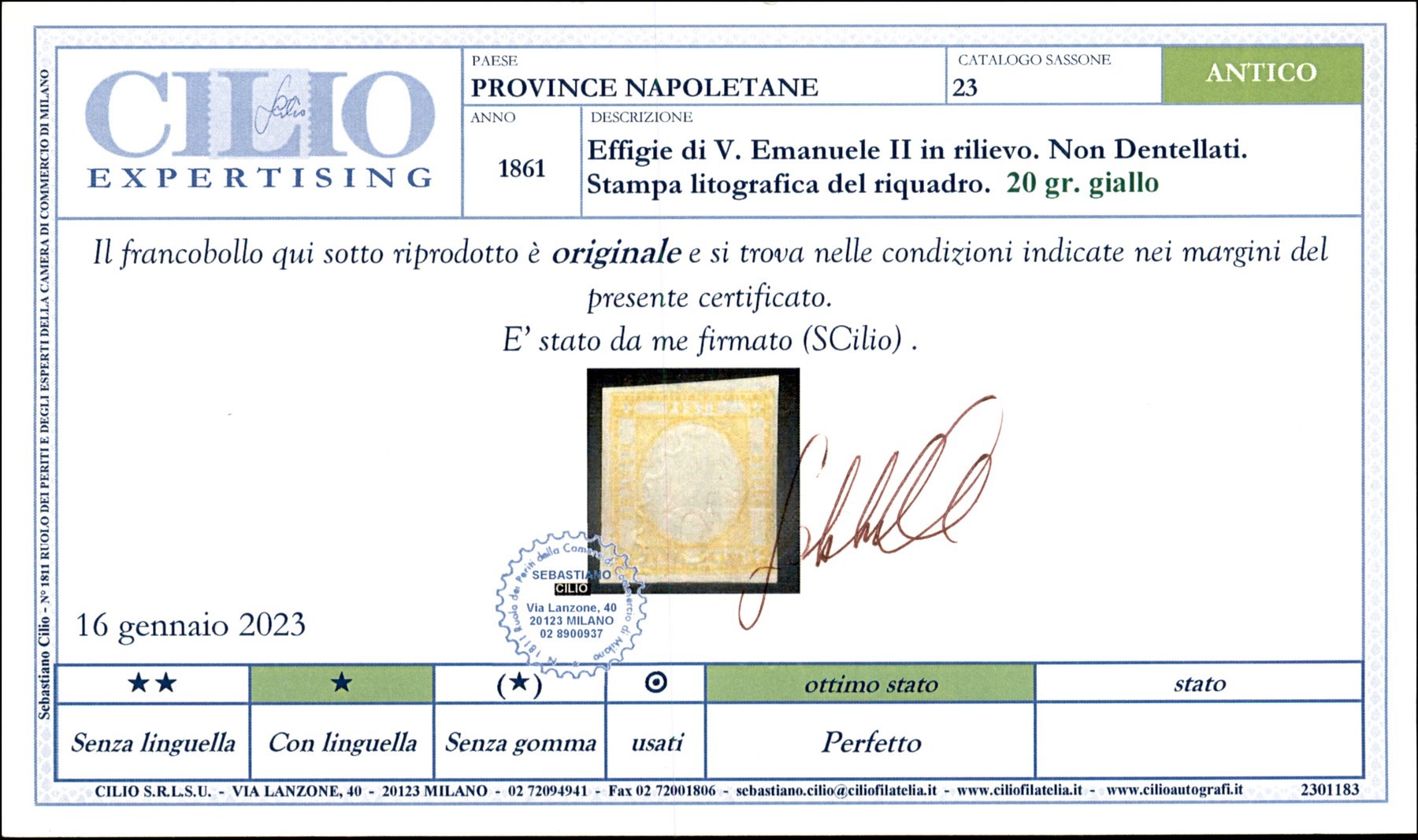 Italia / Antichi Stati Italiani / Napoli / Posta Ordinaria