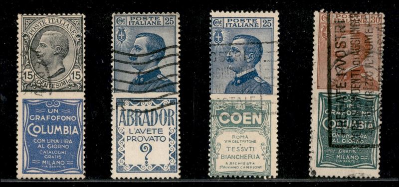 Italia / Regno / Vittorio Emanuele III / Francobolli Pubblicitari