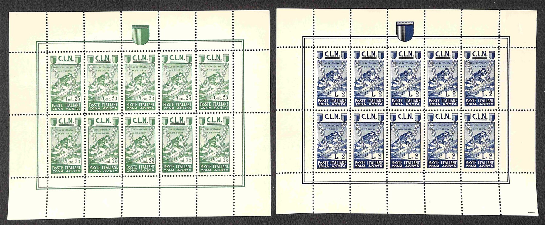 Italia / C.L.n. / Aosta / Posta Ordinaria