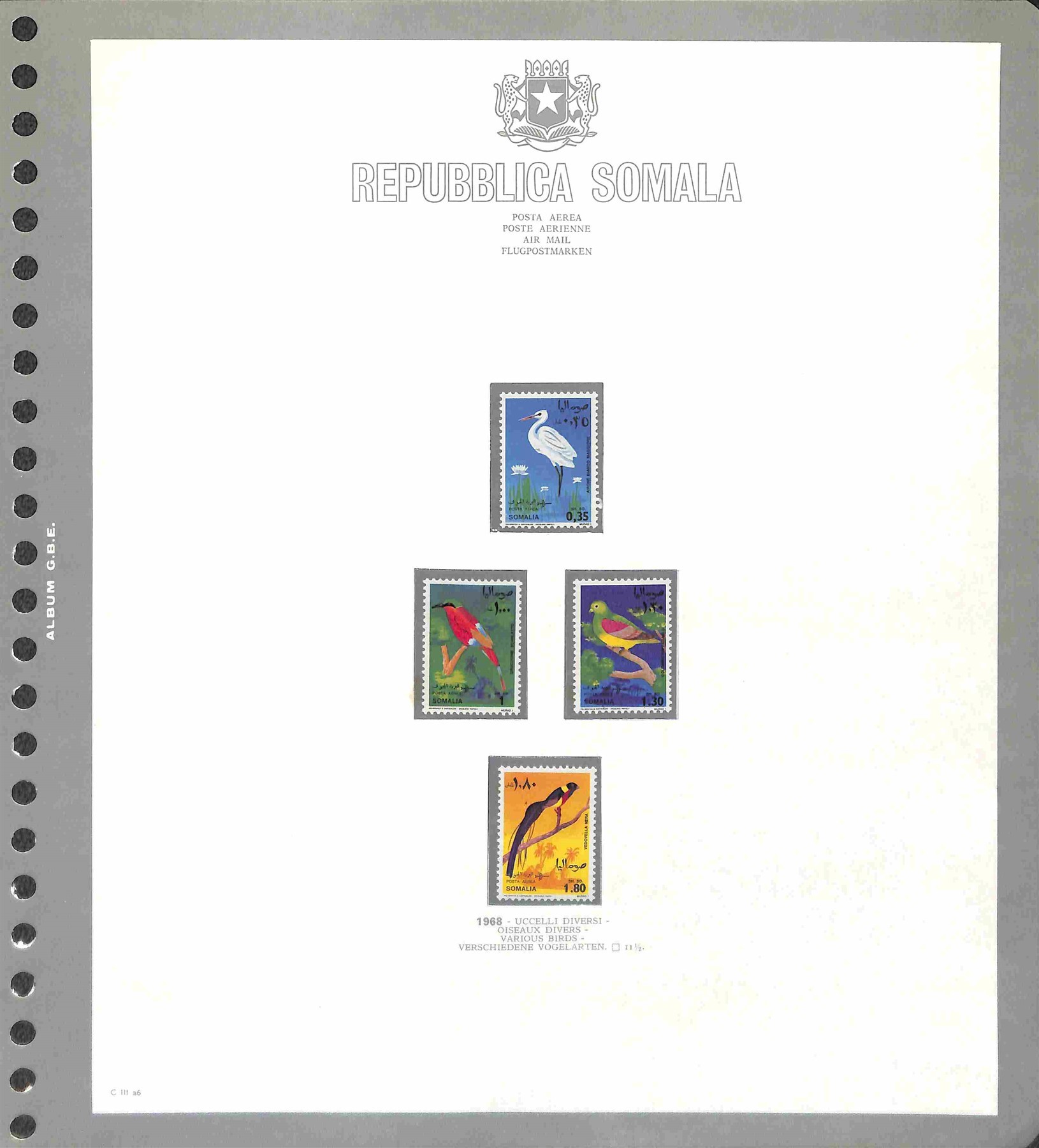 Somalia / Posta Ordinaria