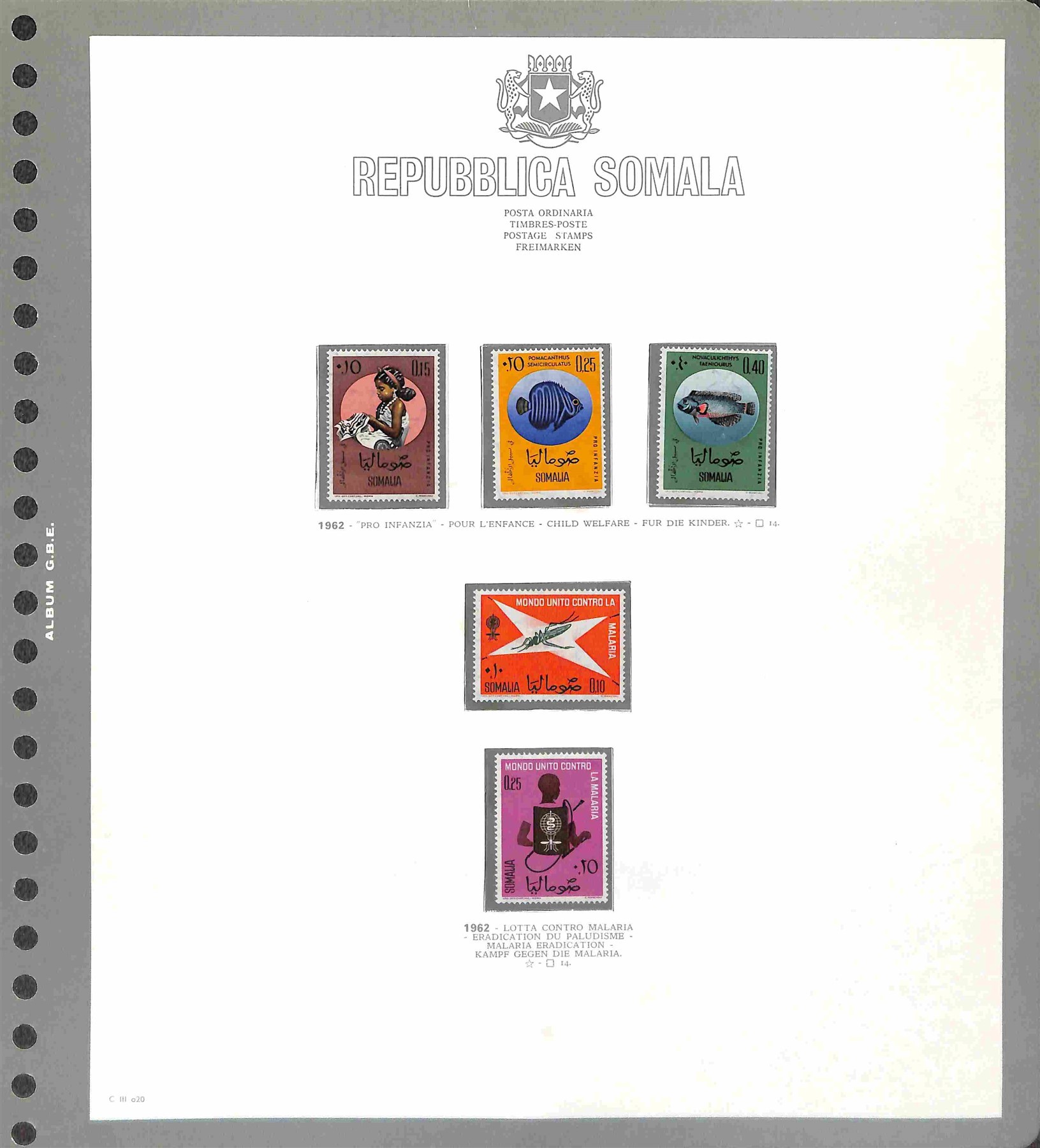Somalia / Posta Ordinaria