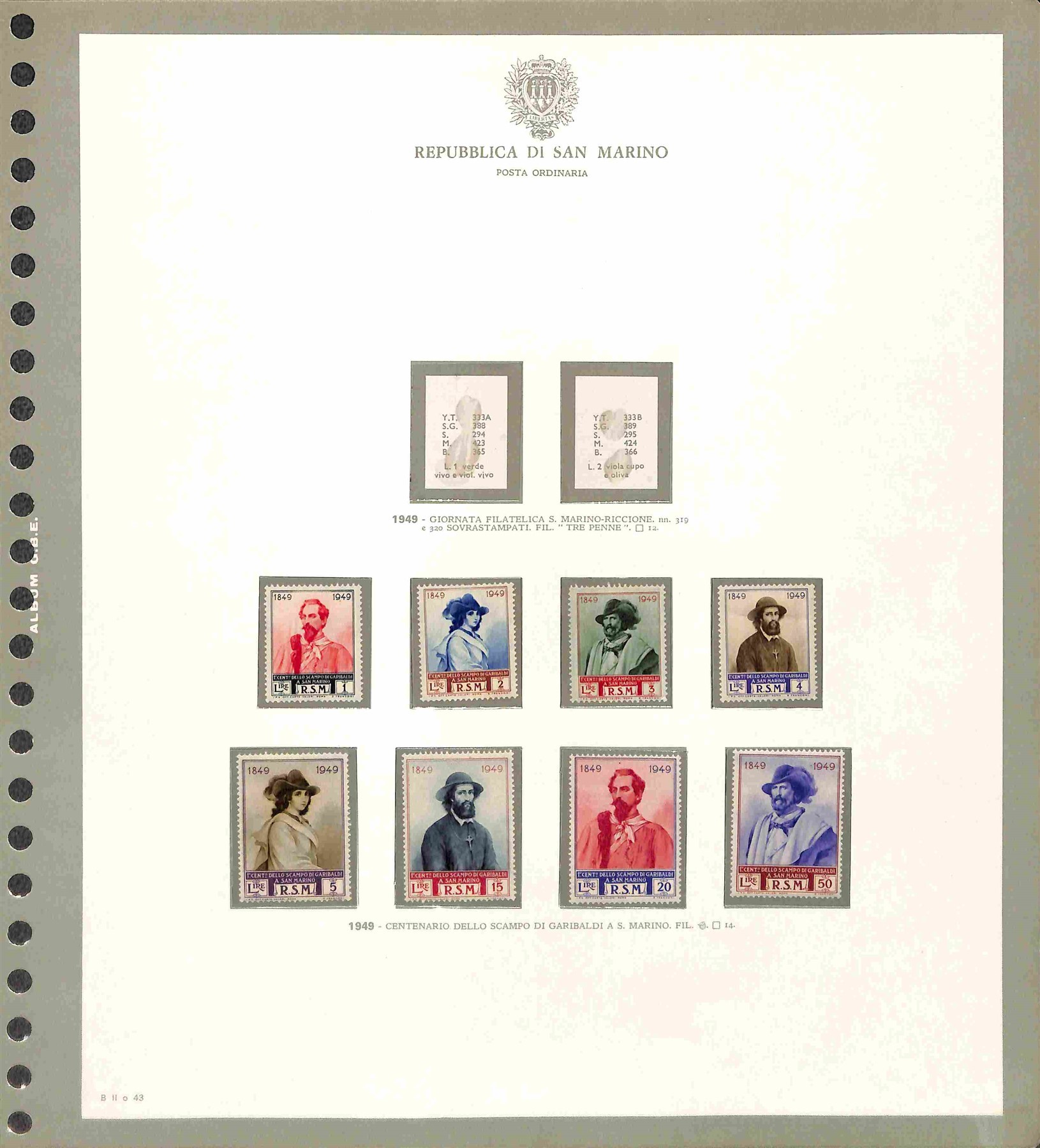 San Marino / Posta Ordinaria