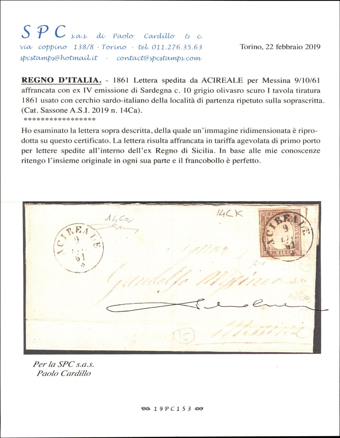 Italia / Regno / Posta Ordinaria