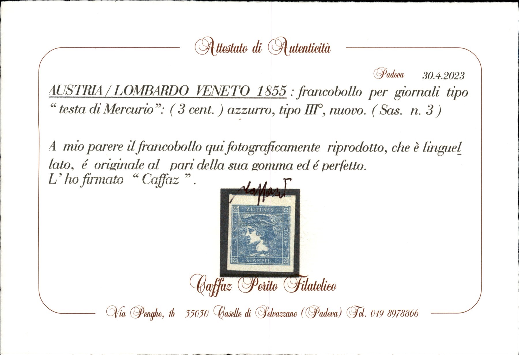 Italia / Antichi Stati Italiani / Lombardo Veneto / Francobolli per Giornali