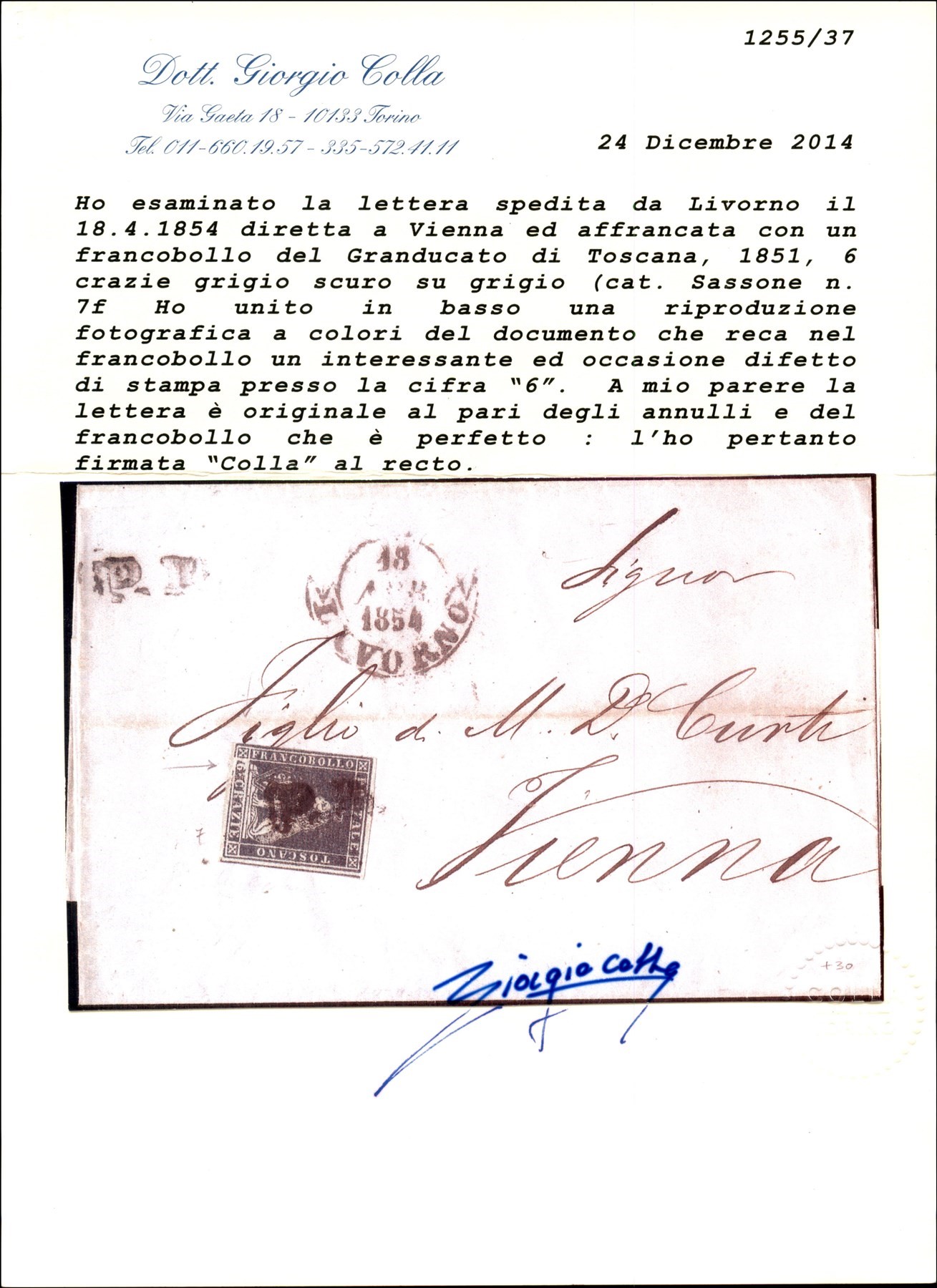 Italia / Antichi Stati Italiani / Toscana / Posta Ordinaria