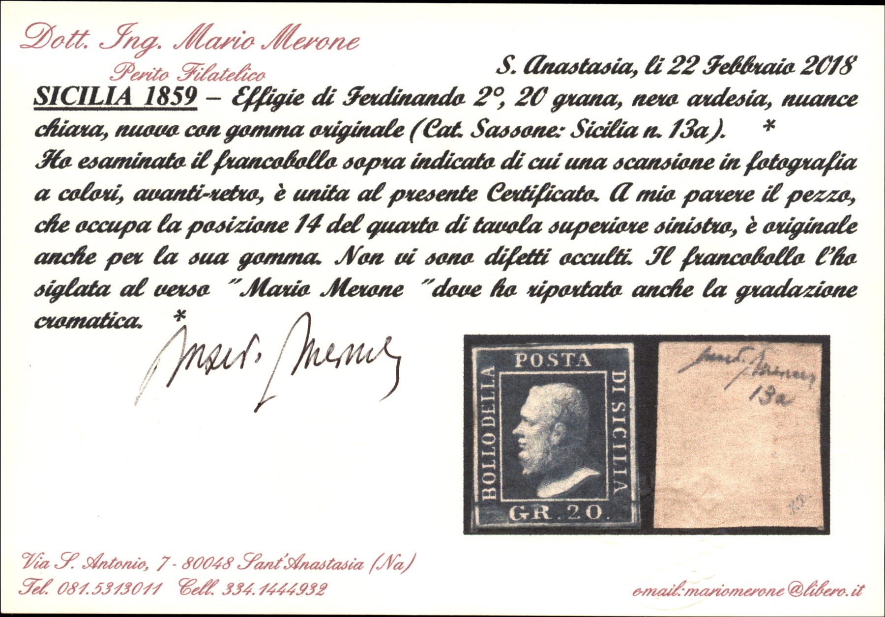 Italia / Antichi Stati Italiani / Sicilia / Posta Ordinaria