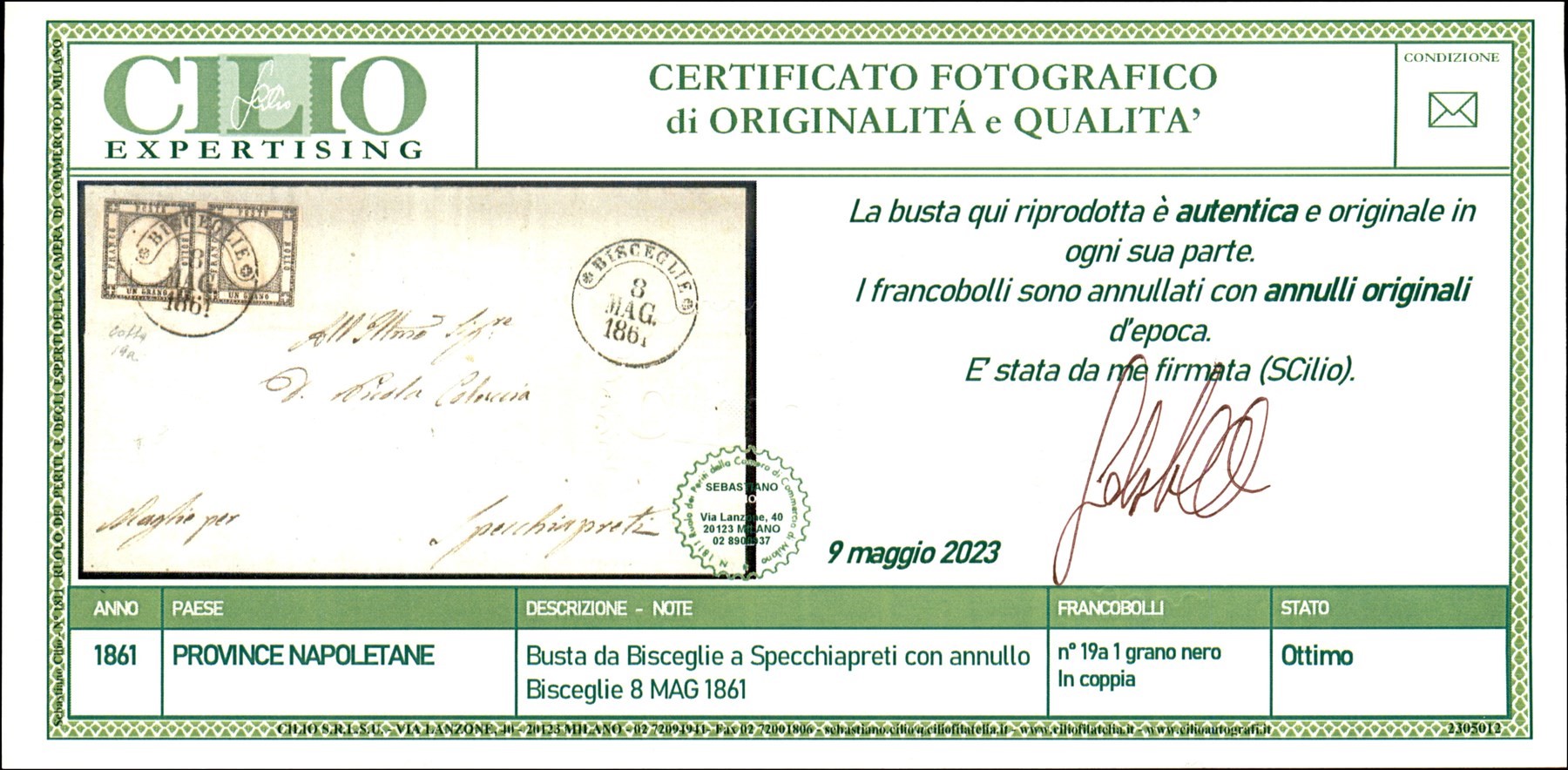 Italia / Antichi Stati Italiani / Napoli / Province Napoletane / Posta Ordinaria