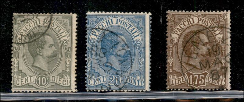 Italia / Regno / Umberto i / Pacchi Postali