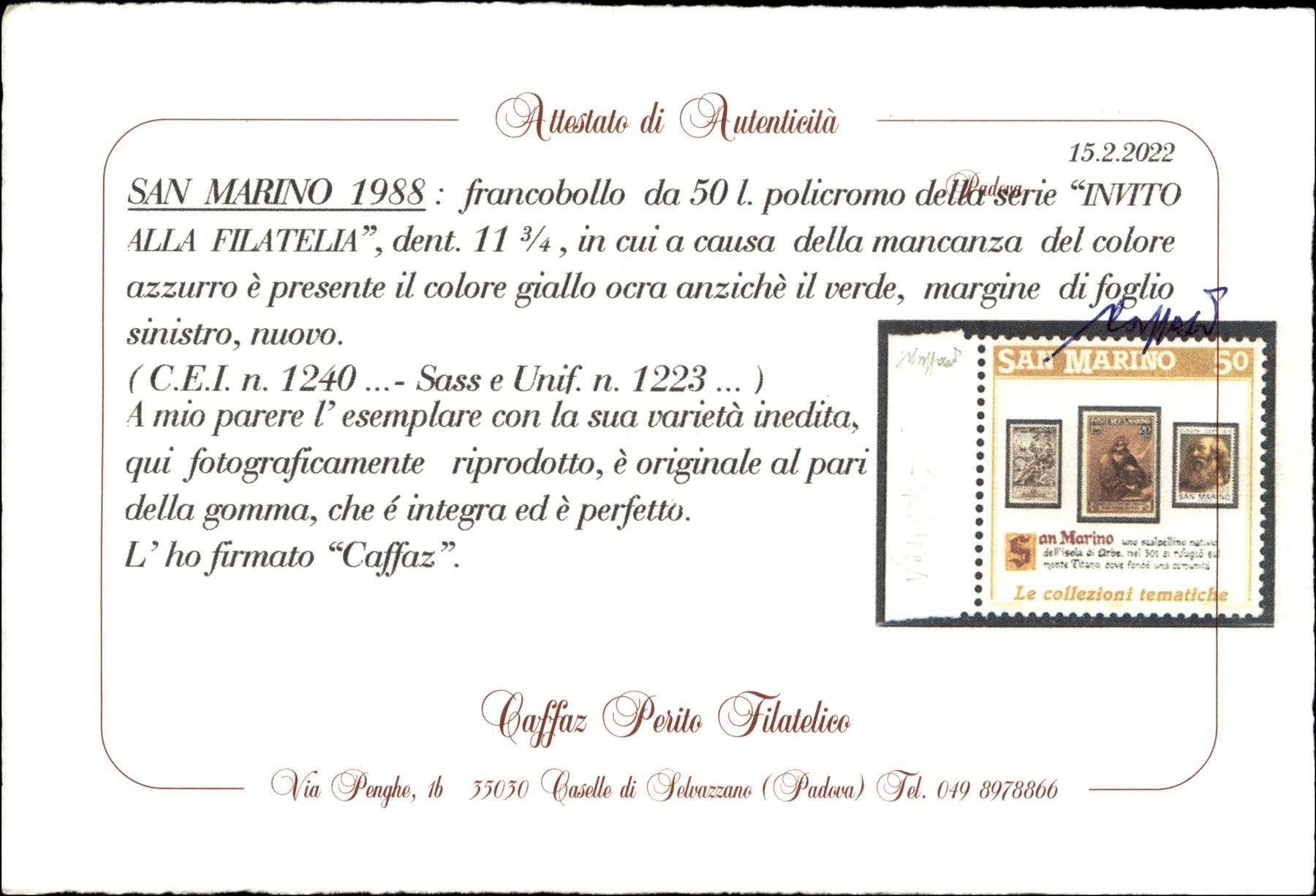 San Marino / Posta Ordinaria