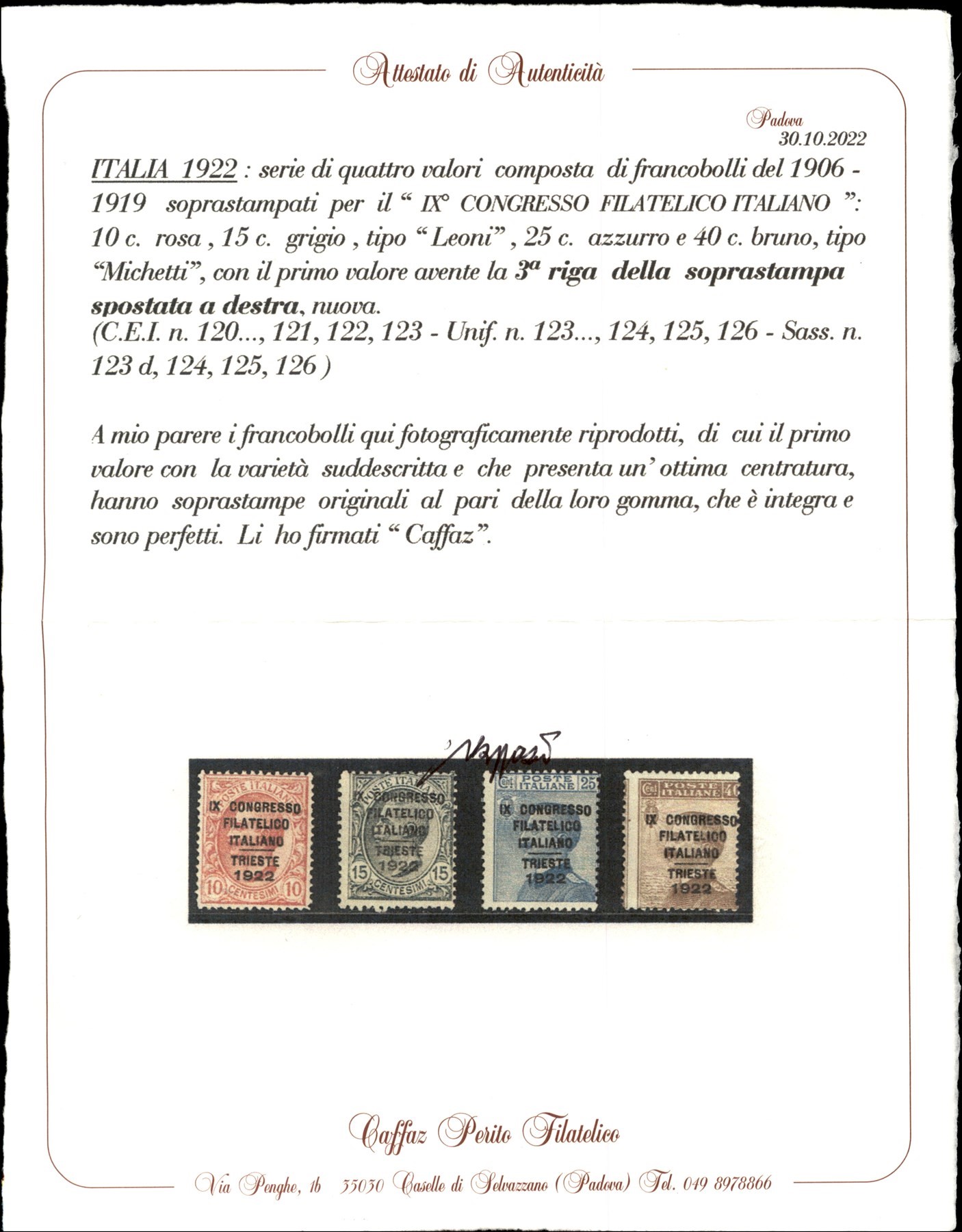 Italia / Regno / Vittorio Emanuele III / Posta Ordinaria