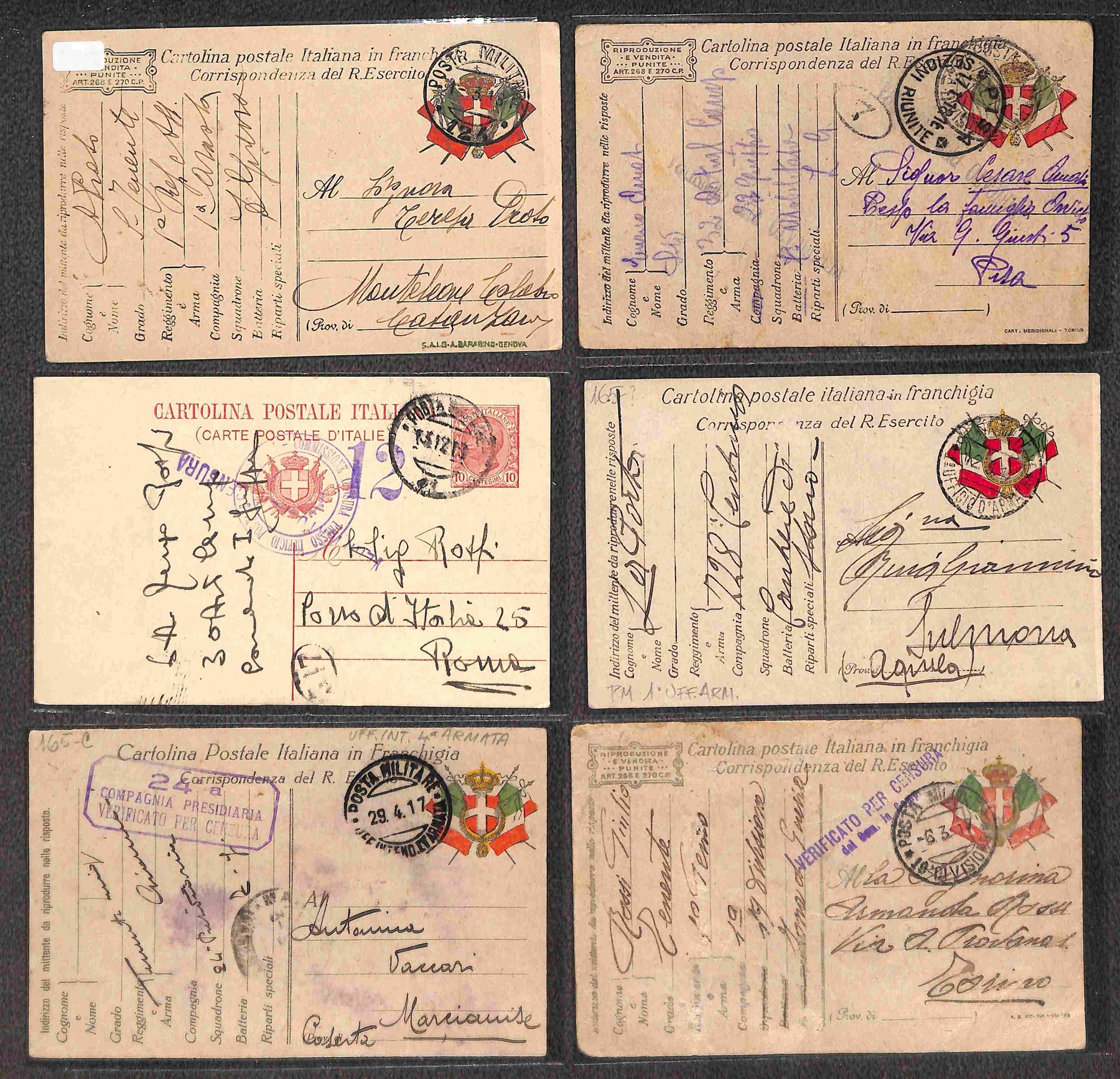 Italia / Regno / Posta Militare