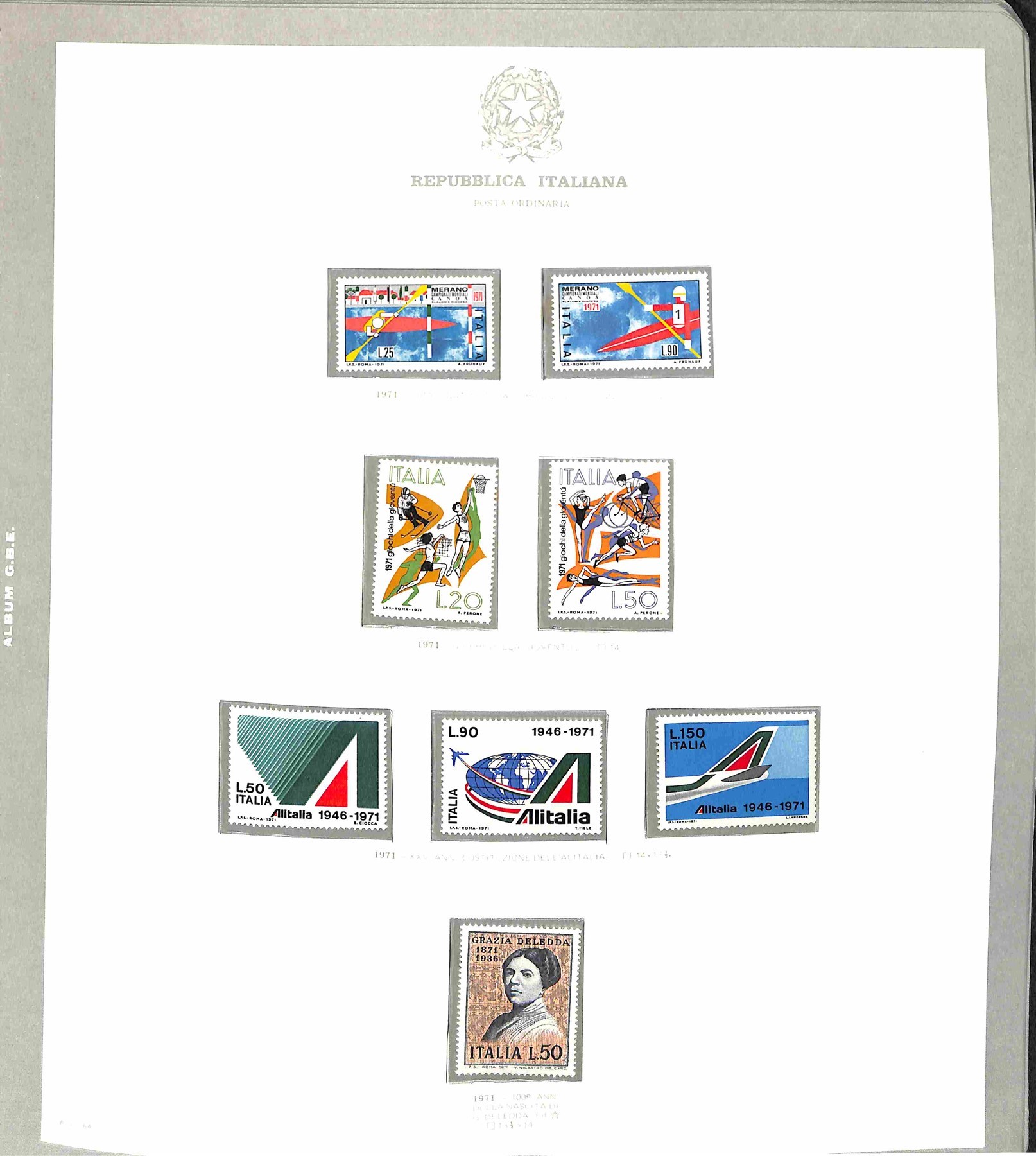 Italia / Repubblica / Posta Ordinaria